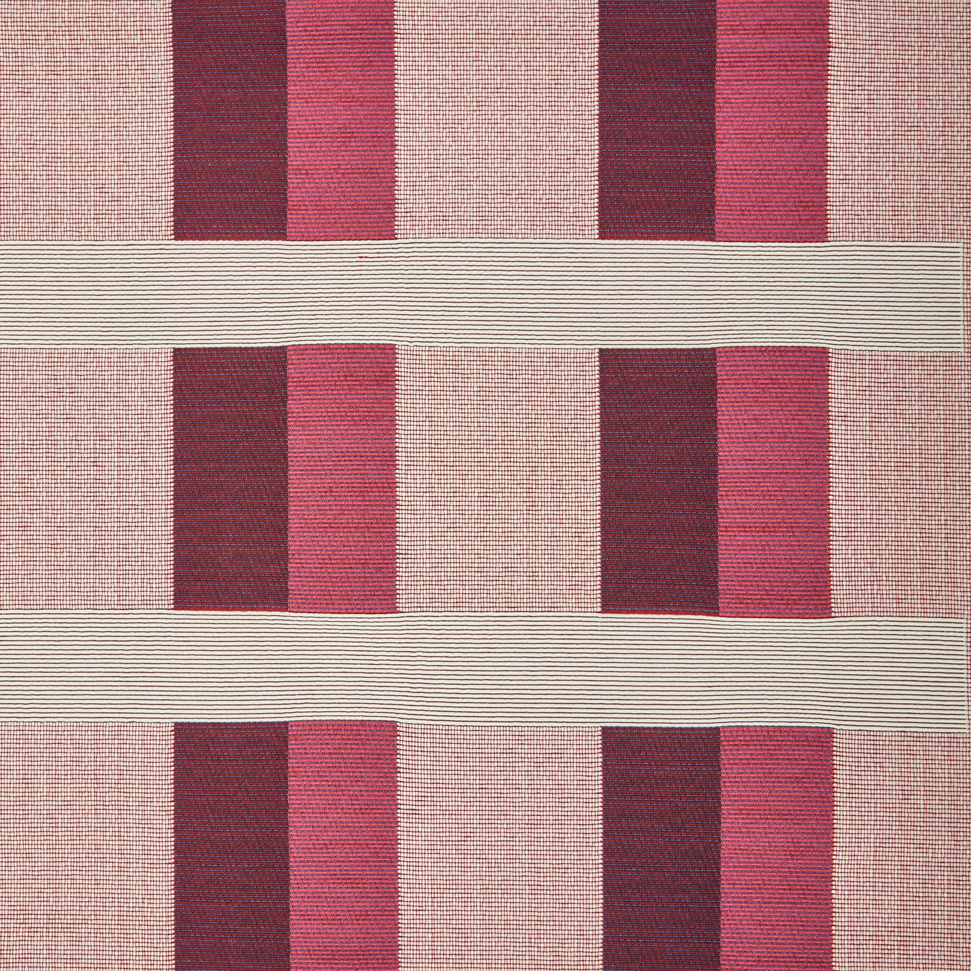 6 Common Ground Rugs Horizon Lattice 160x100cm - Small Pet Friendly Outdoor Floor Rug - Red - Pink, 6 of 9