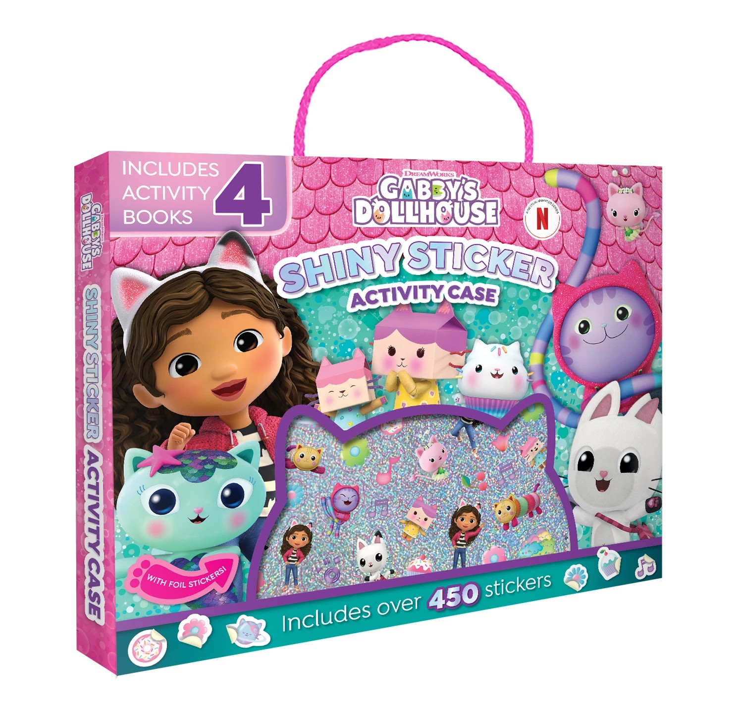 1 DreamWorks Gabby's Dollhouse: Shiny Sticker Activity Case - Book, 1 of 1