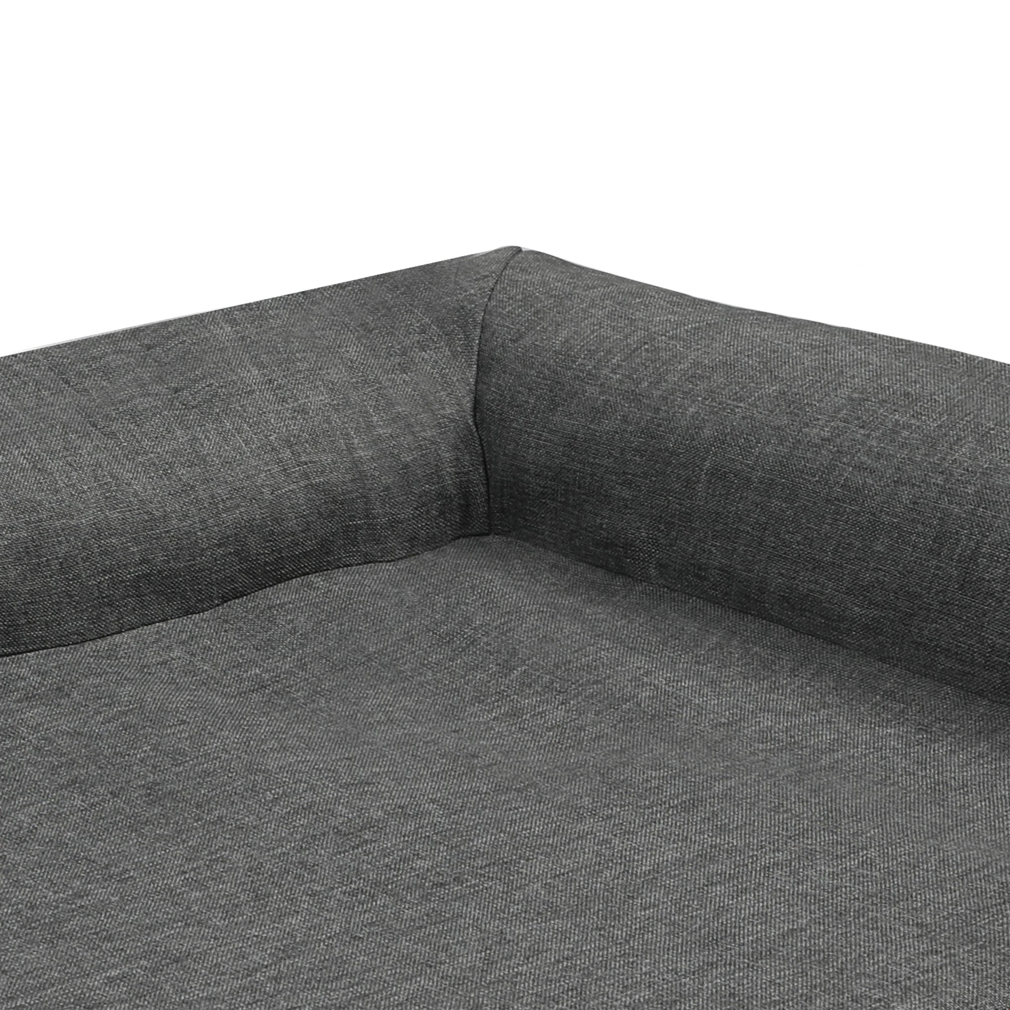 4 Pawz Orthopedic Memory Foam Dog Bed Large Light Grey, 4 of 5