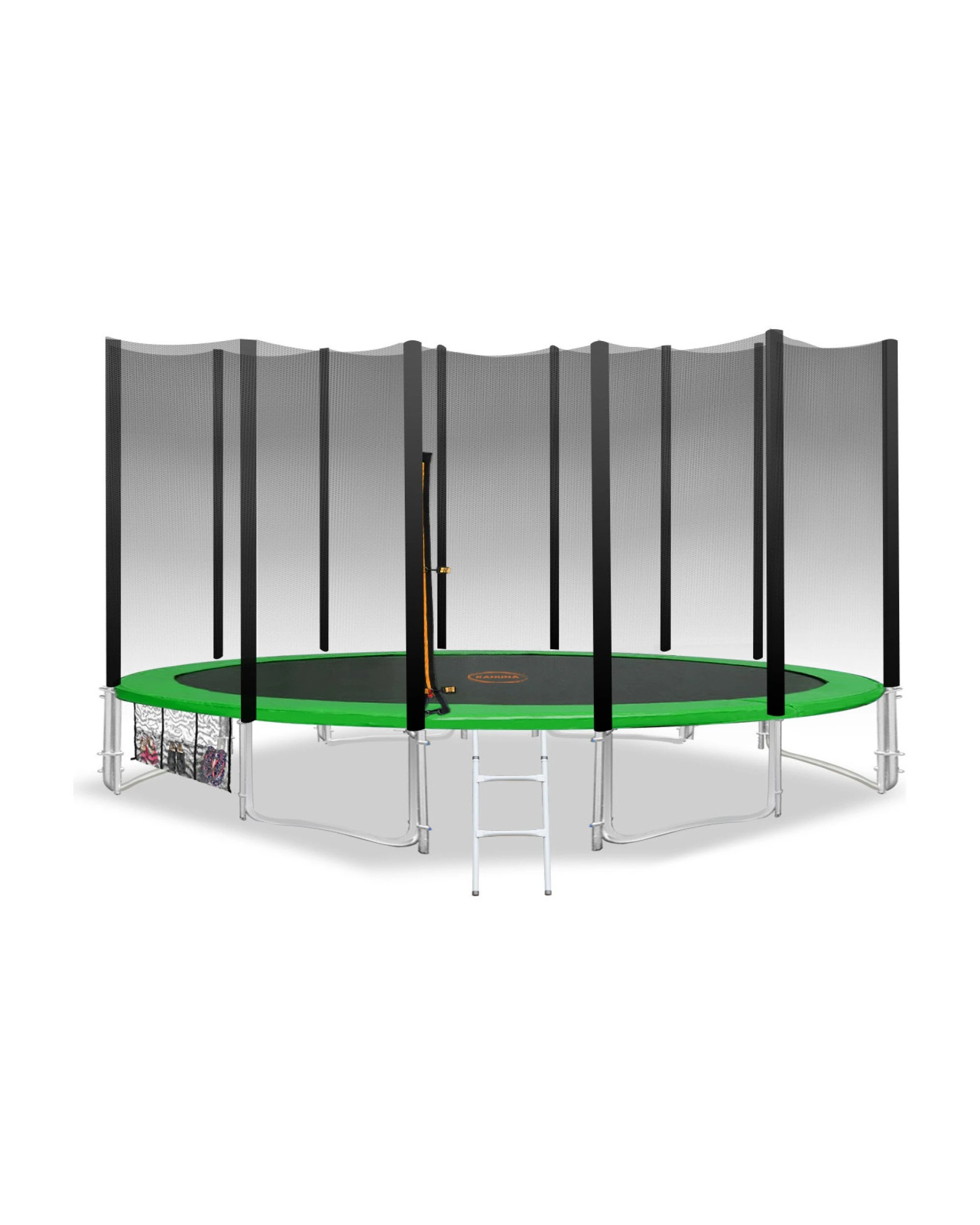 1 Kahuna Blizzard 12 ft Trampoline with Net - Green, 1 of 6