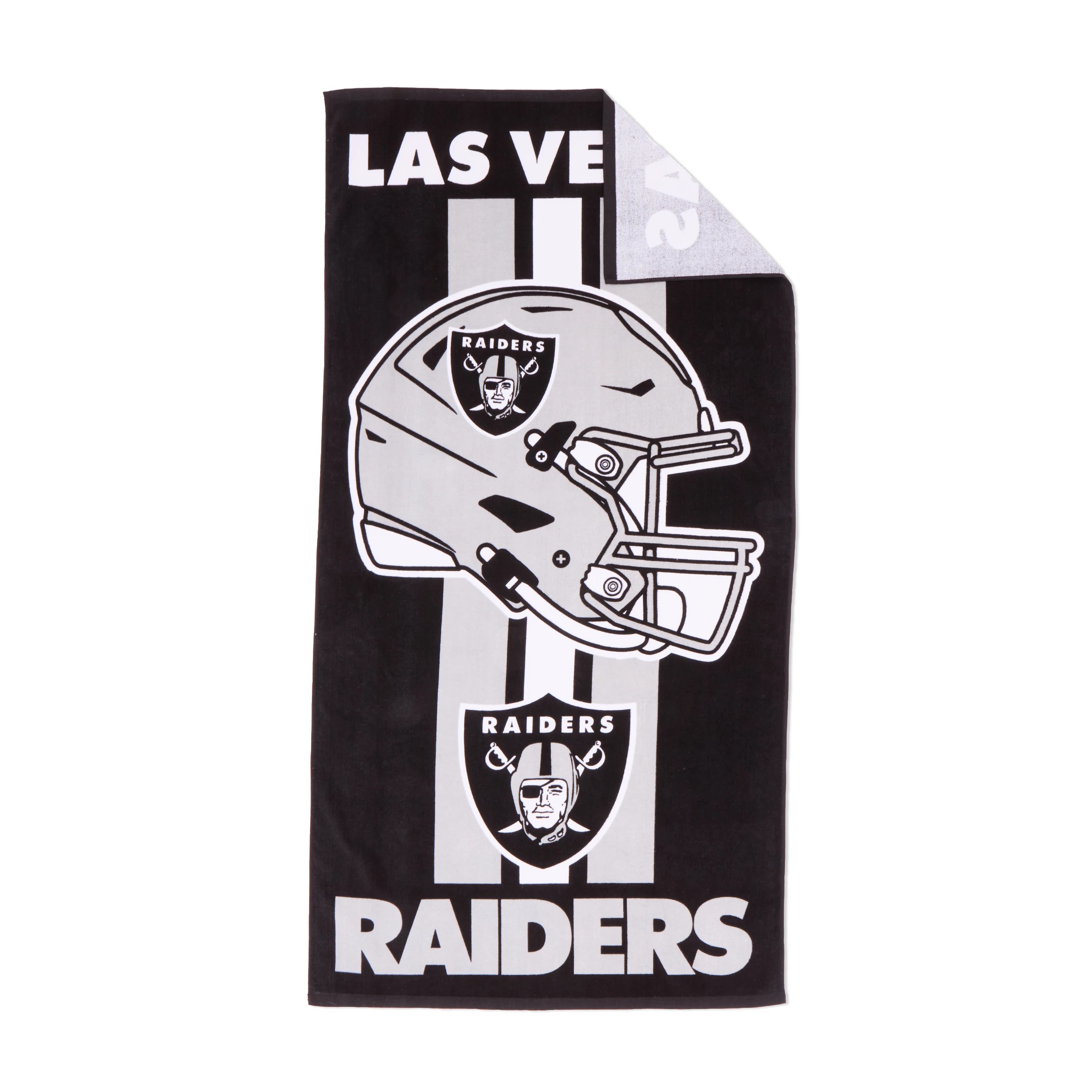 1 Las Vegas Raiders Cotton Beach Towel, 1 of 4