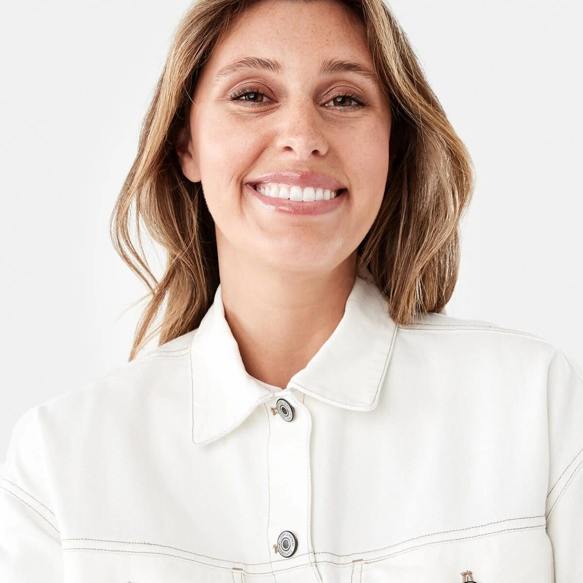 5 Denim Utility Shacket Ecru, 5 of 10