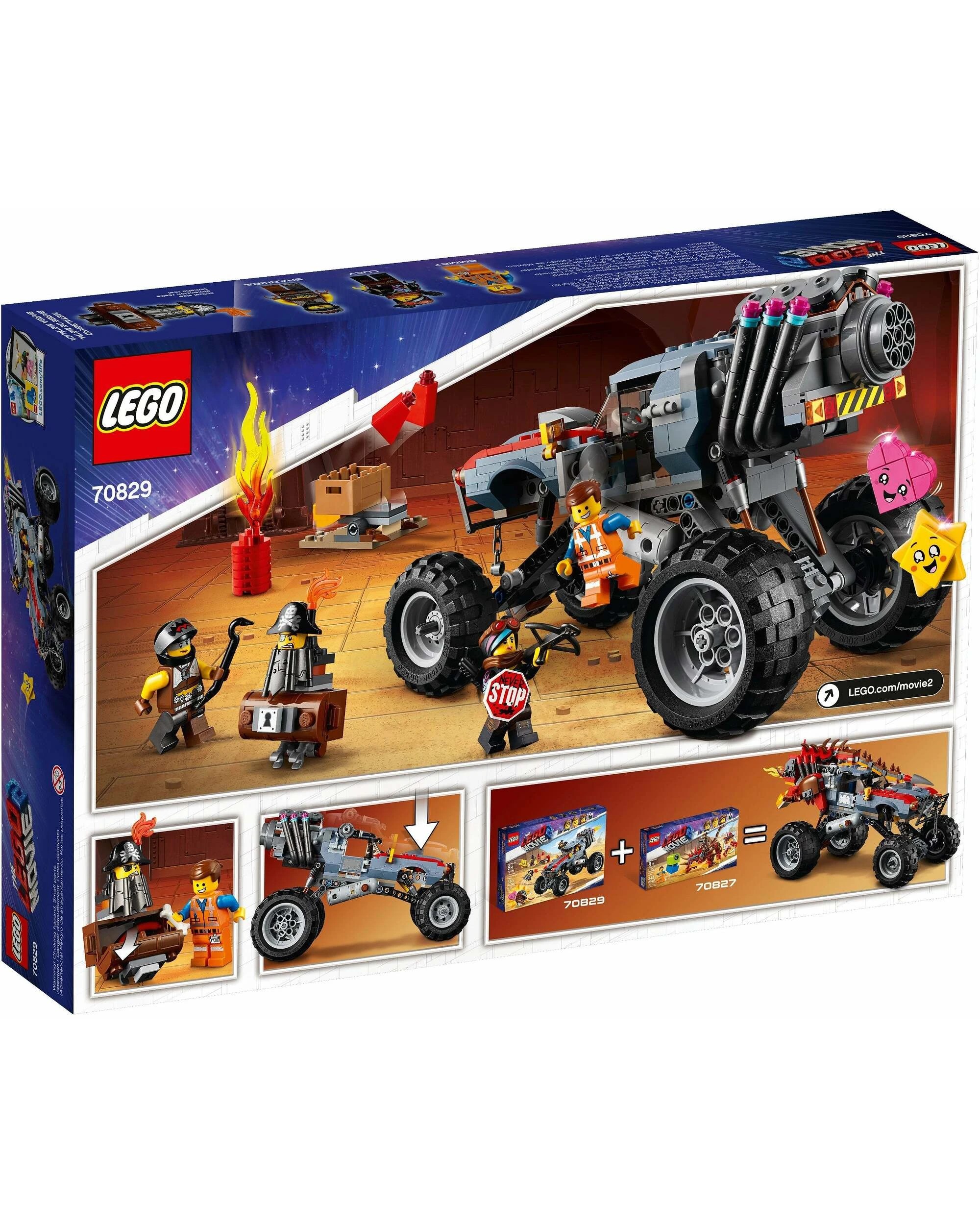 LEGO 70829 The LEGO Movie Emmet and Wyldstyle's Escape Buggy - Kmart