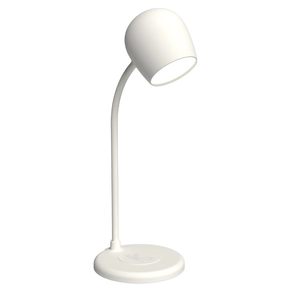 1 Kreafunk Ellie Lamp W/ Qi Charger And Bluetooth Speaker - White - White, 1 of 4