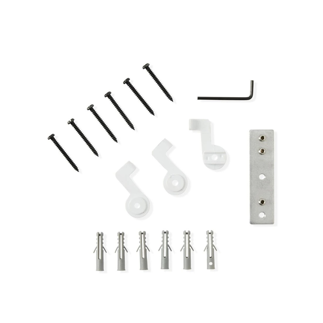 4 S-Fold Curtain Track - White, 4 of 6