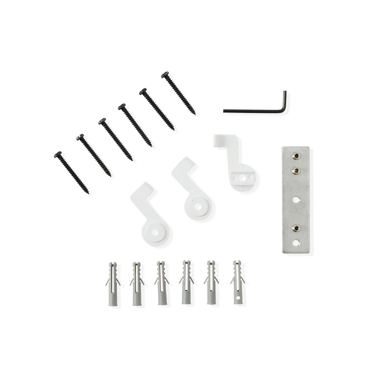 4 S-Fold Curtain Track - White, 4 of 6