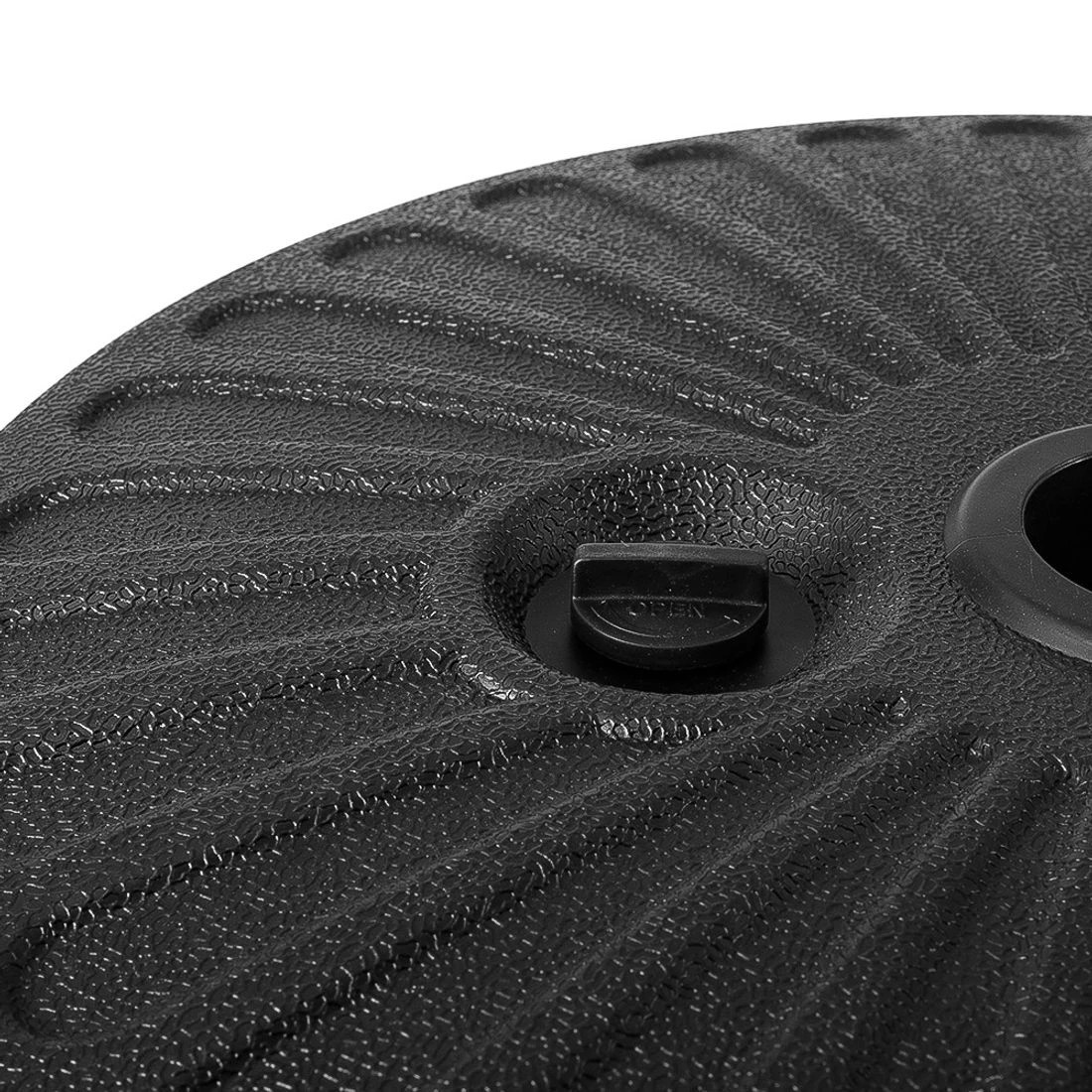 3 Instahut 51cm Outdoor Umbrella Base Round Stand Pod - Black, 3 of 7