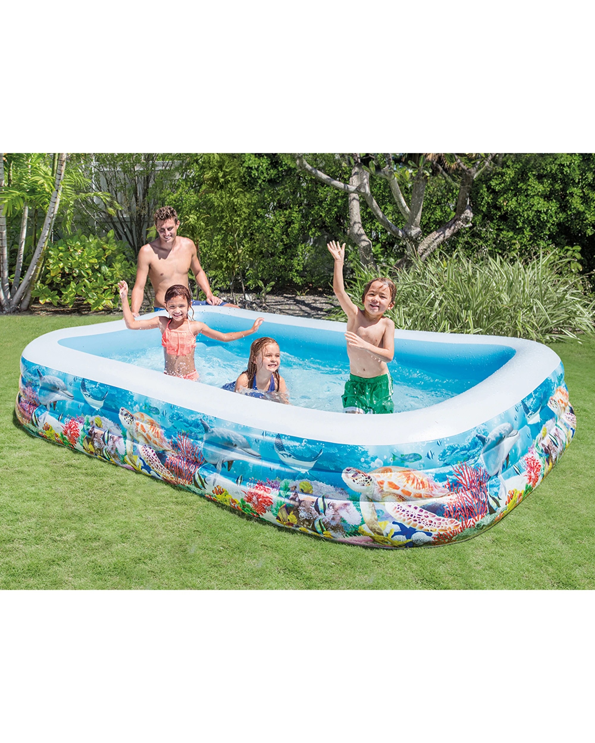 2 Intex Inflatable Swim Center Family Sealife Pool - Multi, 2 of 2