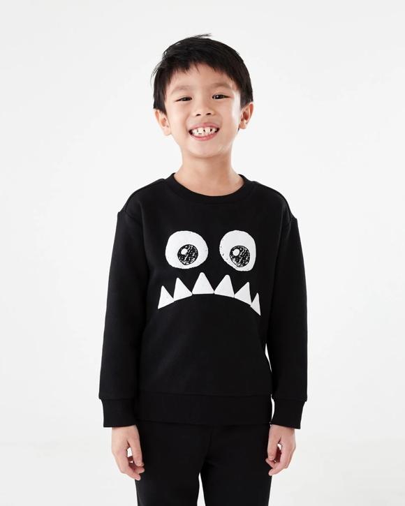 Print Crew Neck Sweatshirt