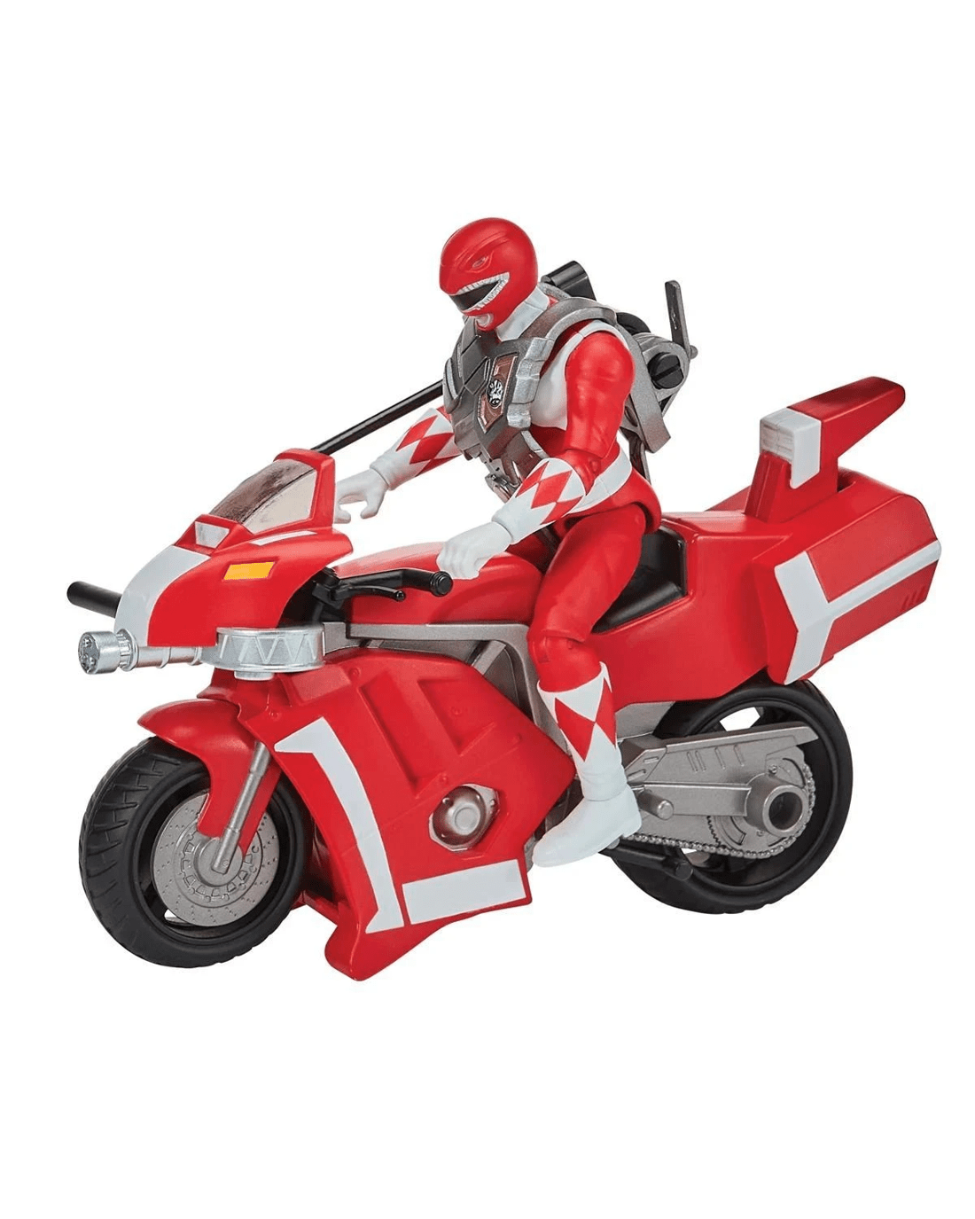 2 Mighty Morphin Power Rangers Re-Ignition Tyrannosaurus Battle Bike with Red Ranger, 2 of 5