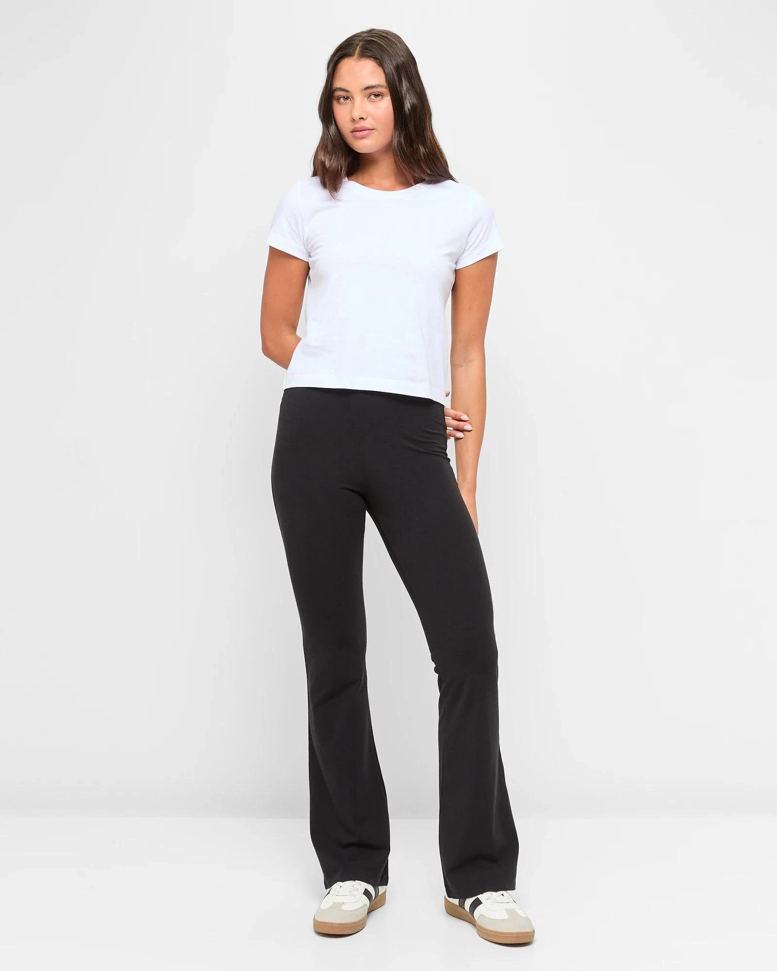 1 Australian Cotton Jazz Flare Pants - Lily Loves BLACK, 1 of 5