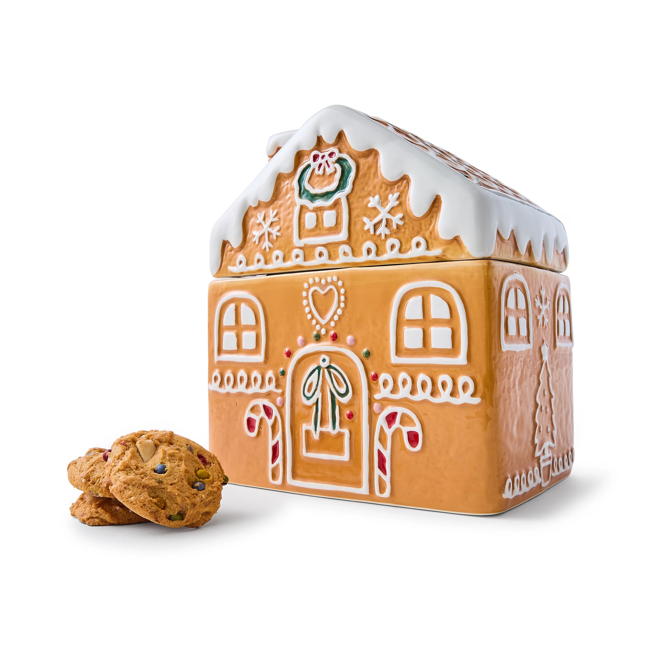 1 Gingerbread House Cookie Jar, 1 of 9