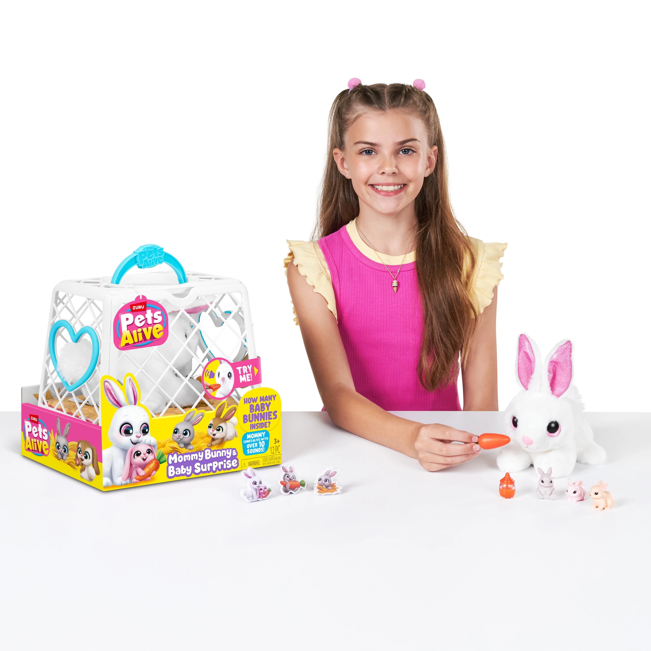 7 Pets Alive Mommy Bunny & Baby Surprise By ZURU - Assorted, 7 of 8