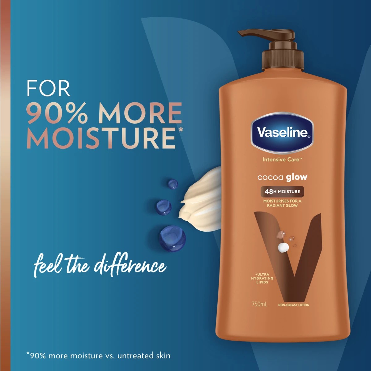 4 Vaseline Intensive Care Cocoa Glow Body Lotion 750ml, 4 of 9