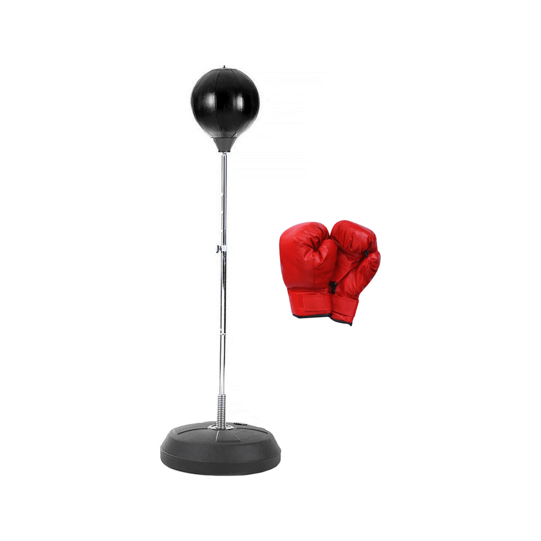 2 HACIENDA Boxing Set Punching Ball Stand Adjustable Gloves And Pump - Multi, 2 of 2
