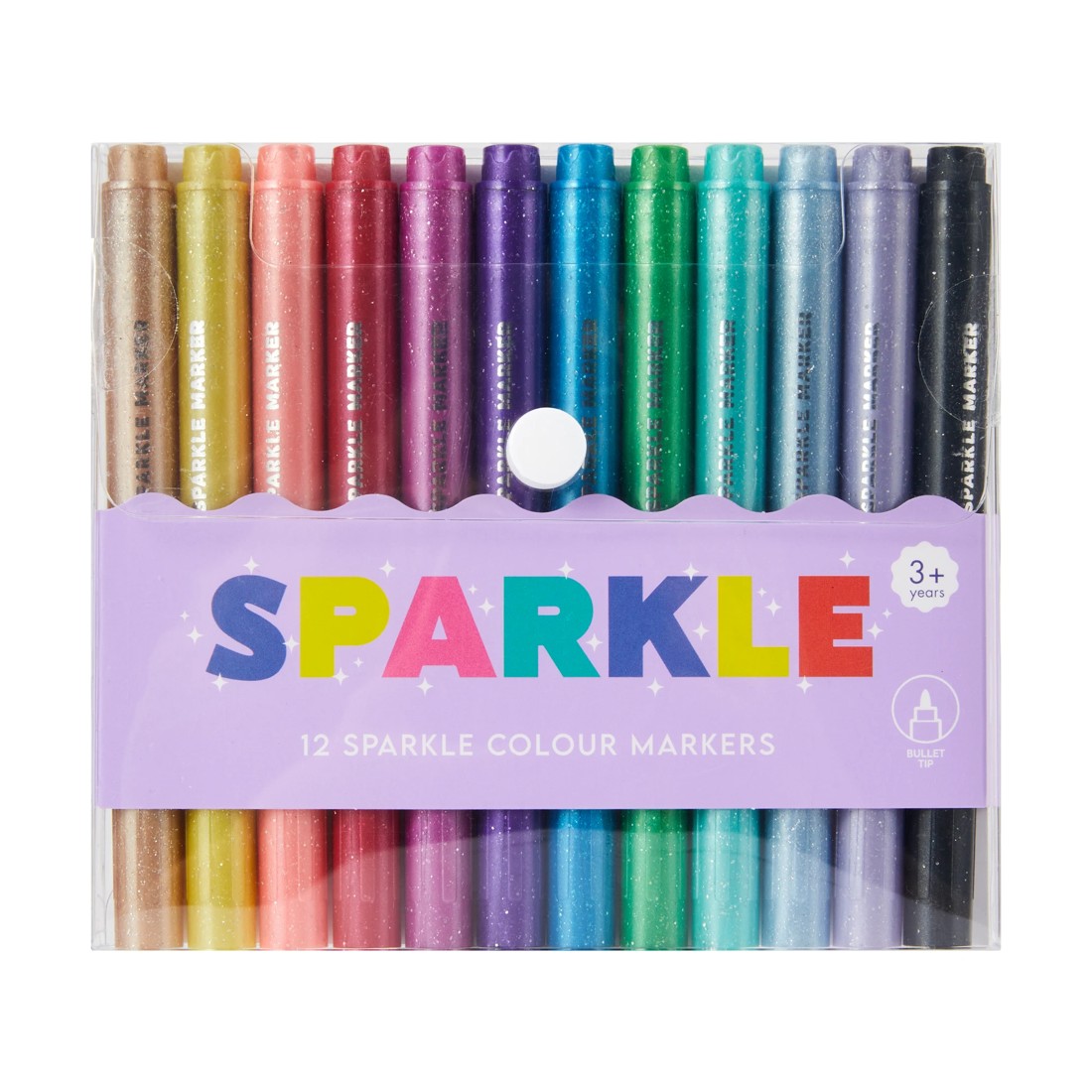 1 12 Pack Sparkle Colour Markers, 1 of 3