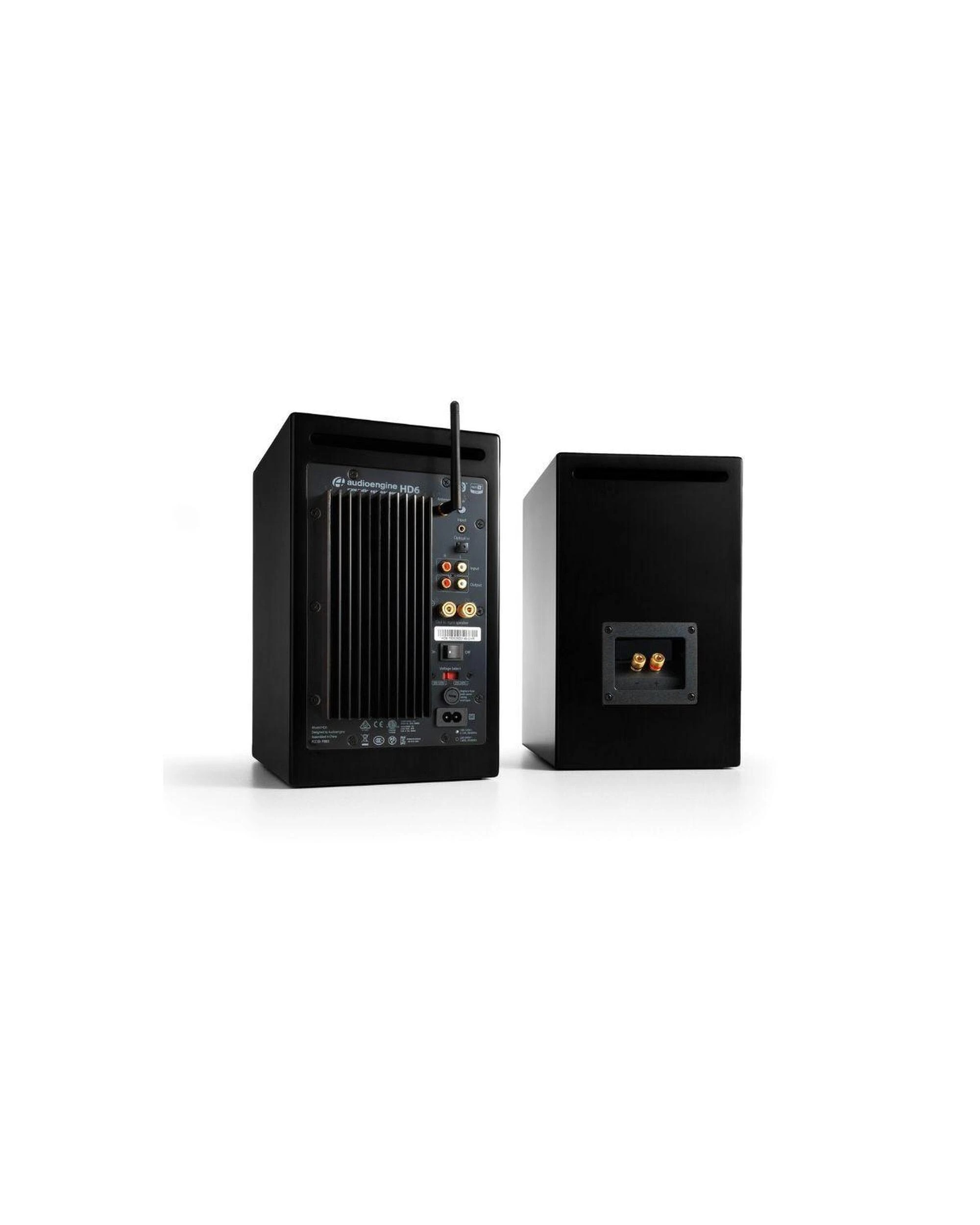 3 Audioengine HD6 Wireless Bookshelf Speakers Satin Black, 3 of 3