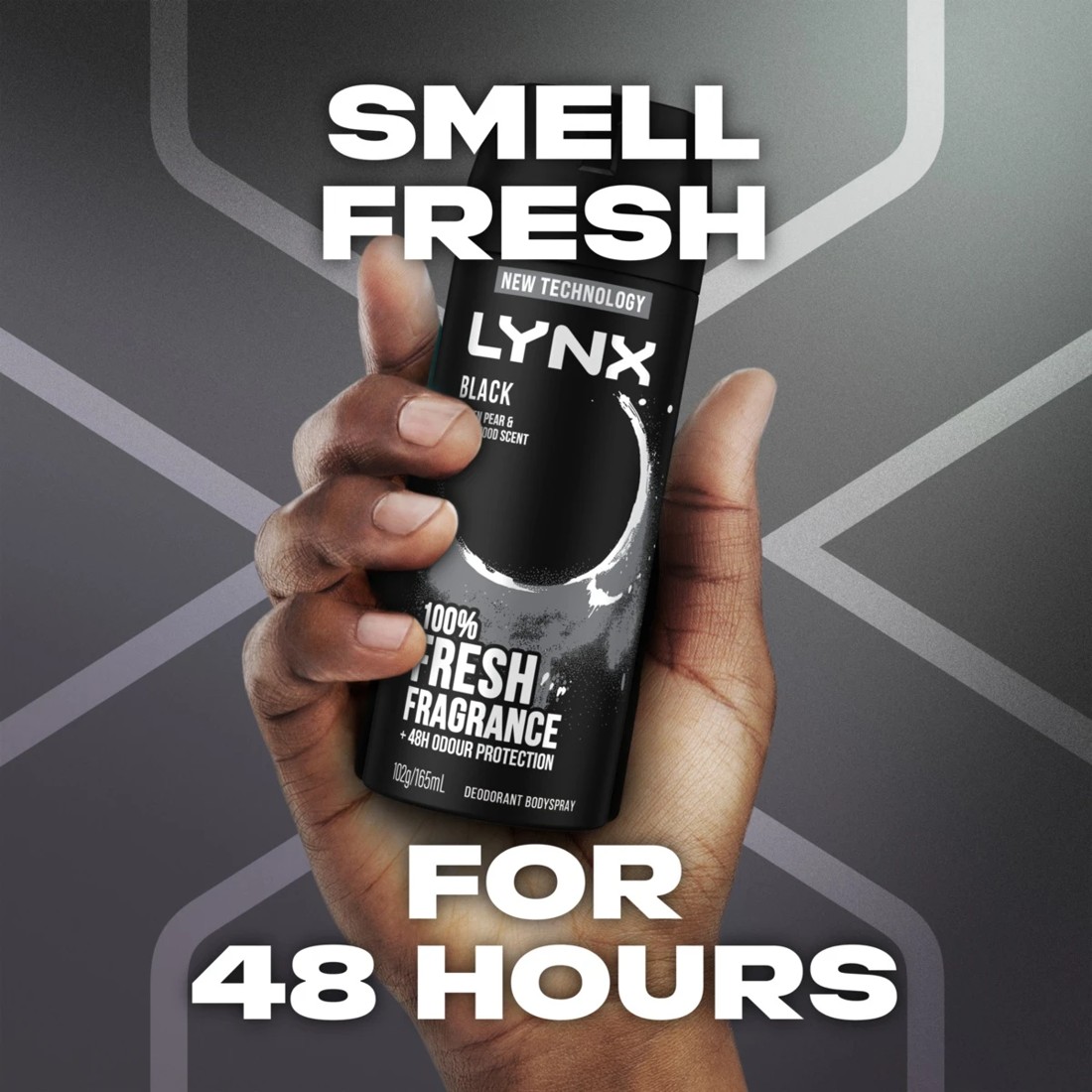 3 LYNX Black Deodorant Bodyspray - Frozen Pear and Cedar Wood Scented, 3 of 7