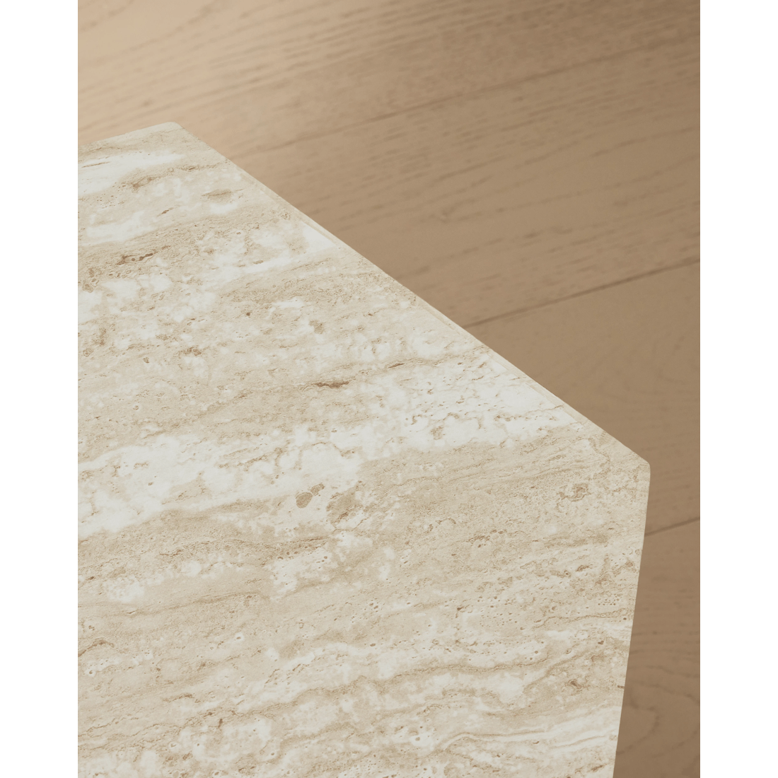 3 Travertine Side Table, 3 of 4