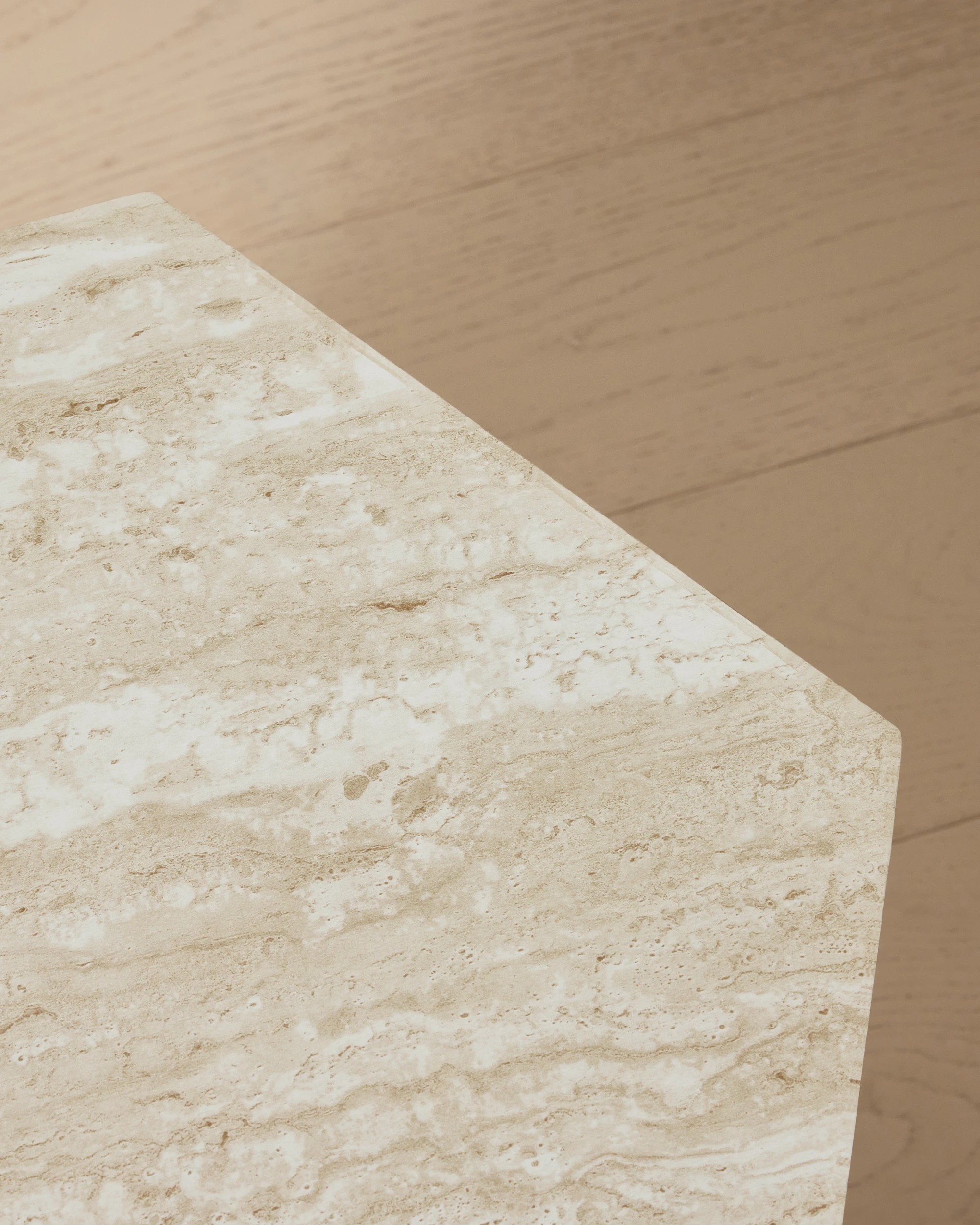 3 Travertine Side Table, 3 of 4