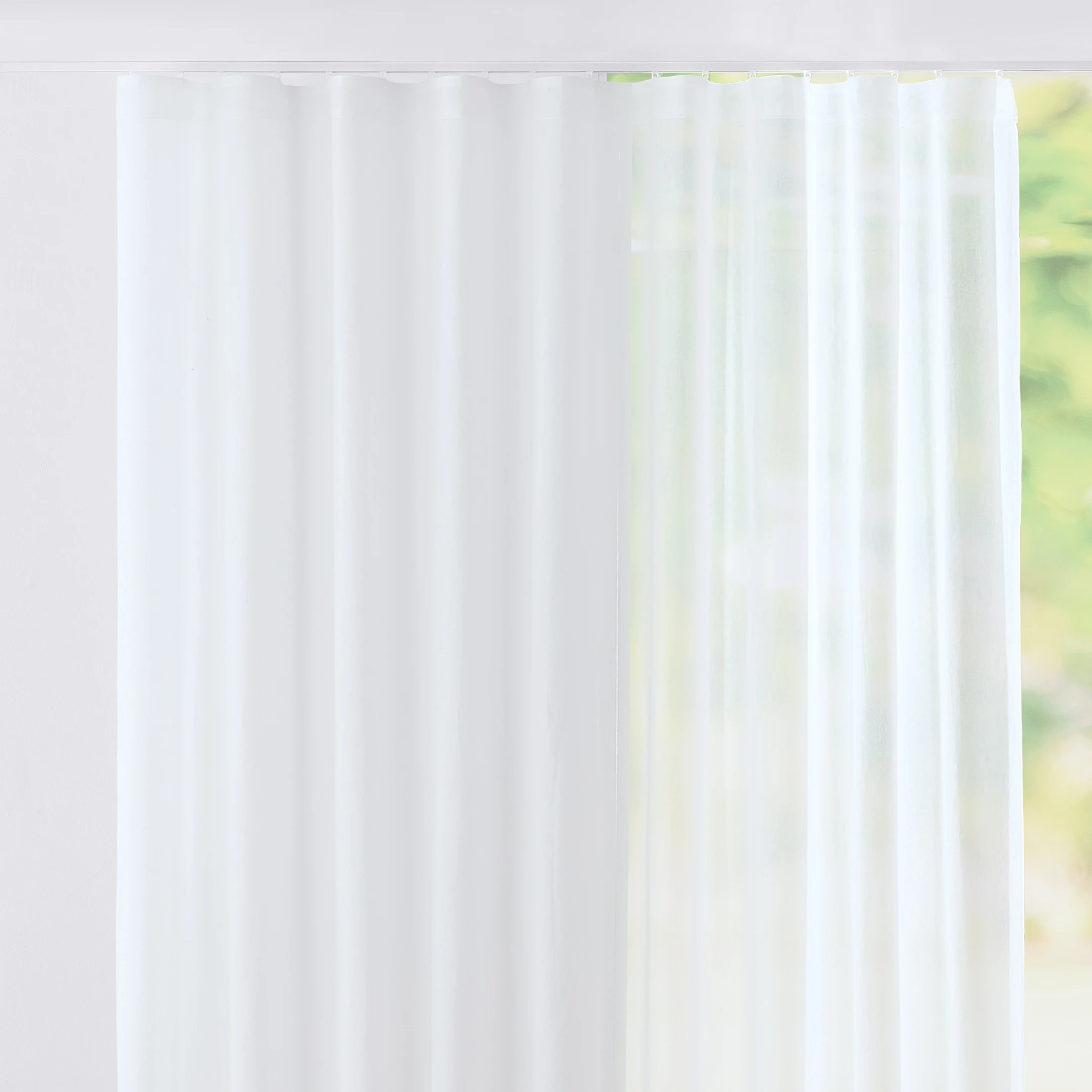 2 Sicily S-Fold Long & Wide Curtain - White - 485cm x 250cm, 2 of 5