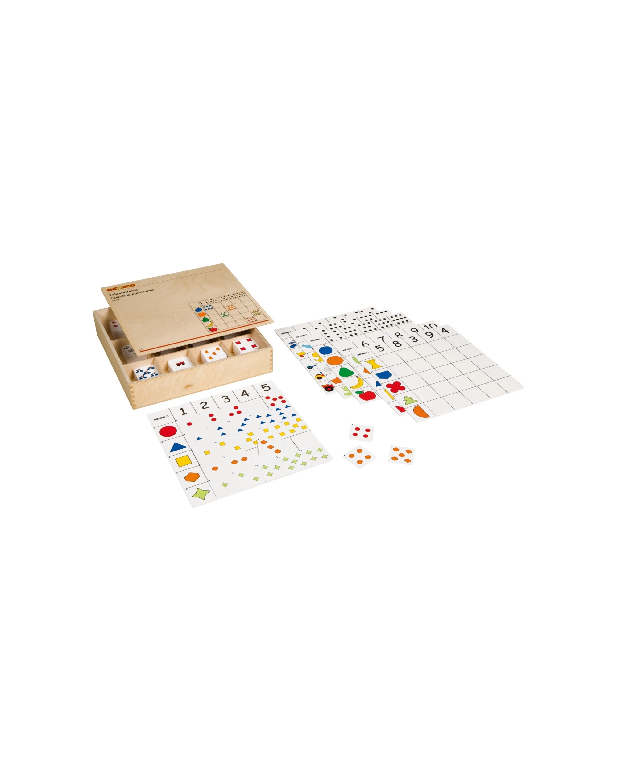 1 Educo Counting Panorama Game Educational Toy - Multi, 1 of 2