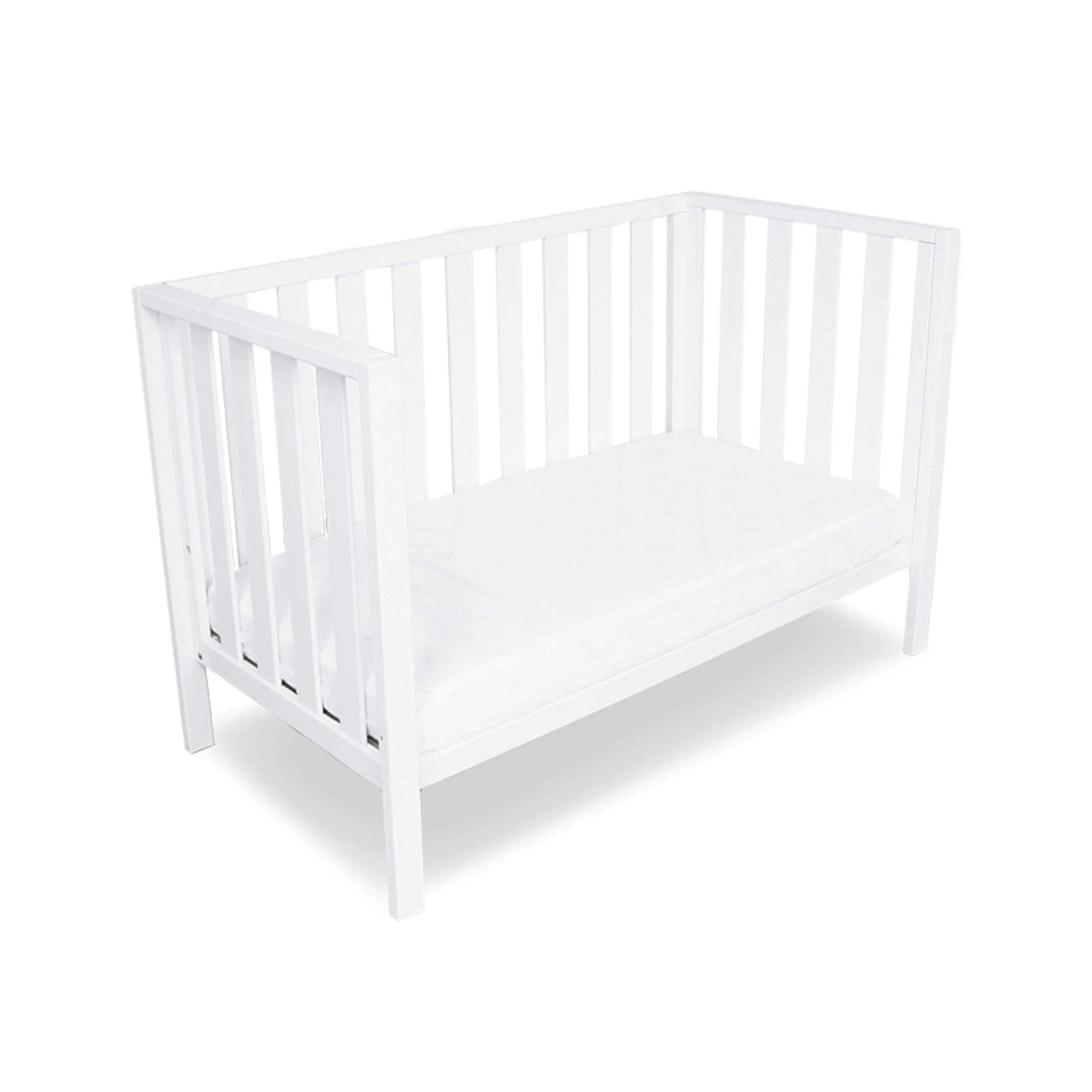 3 Babyhood Mali Compact Cot - White, 3 of 4