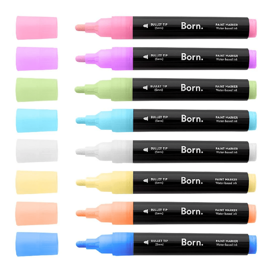 4 Born Acrylic Paint Marker 5mm Pastels 8 Pack, 4 of 4