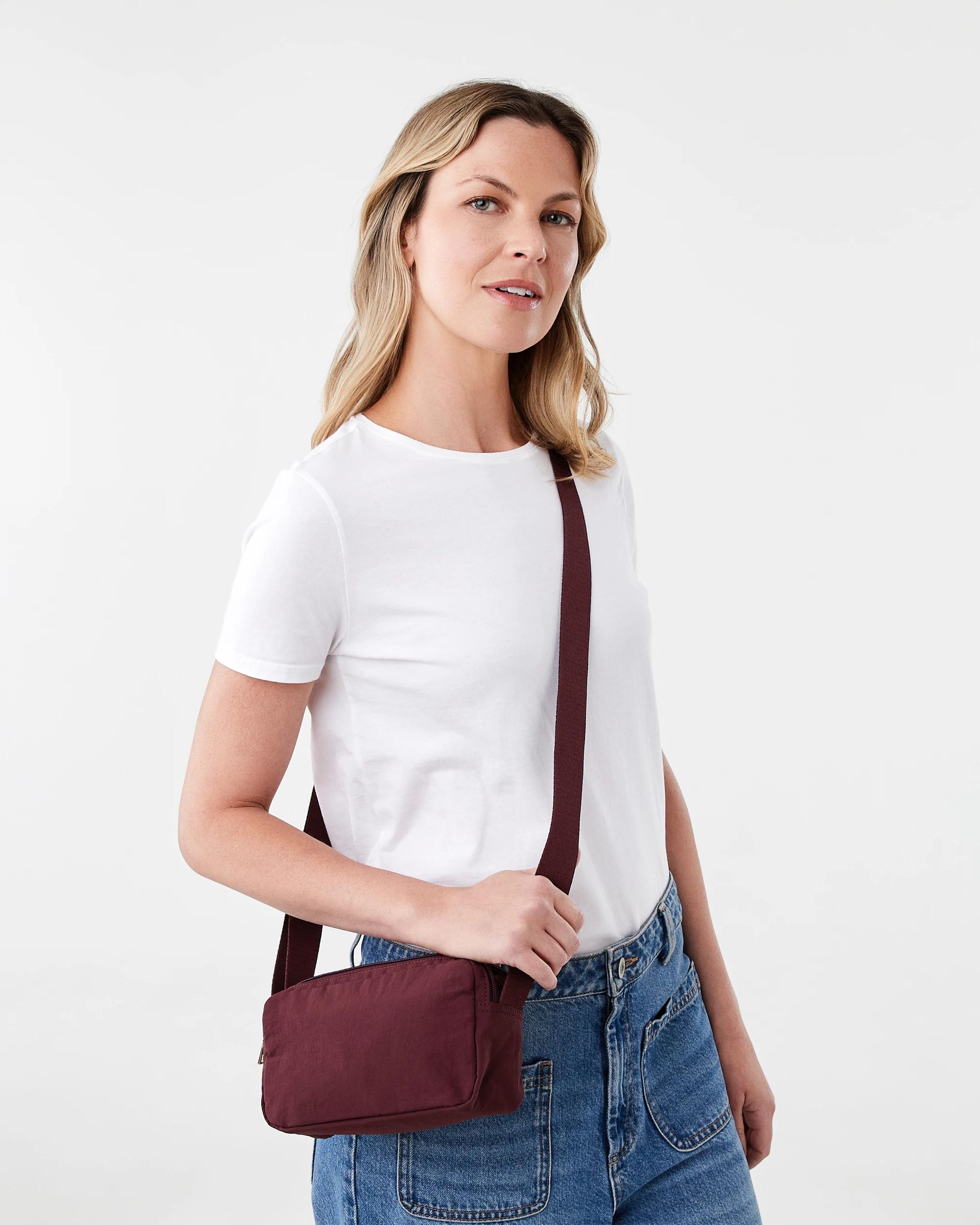 5 Urban Zip Crossbody Bag Red Plum, 5 of 5