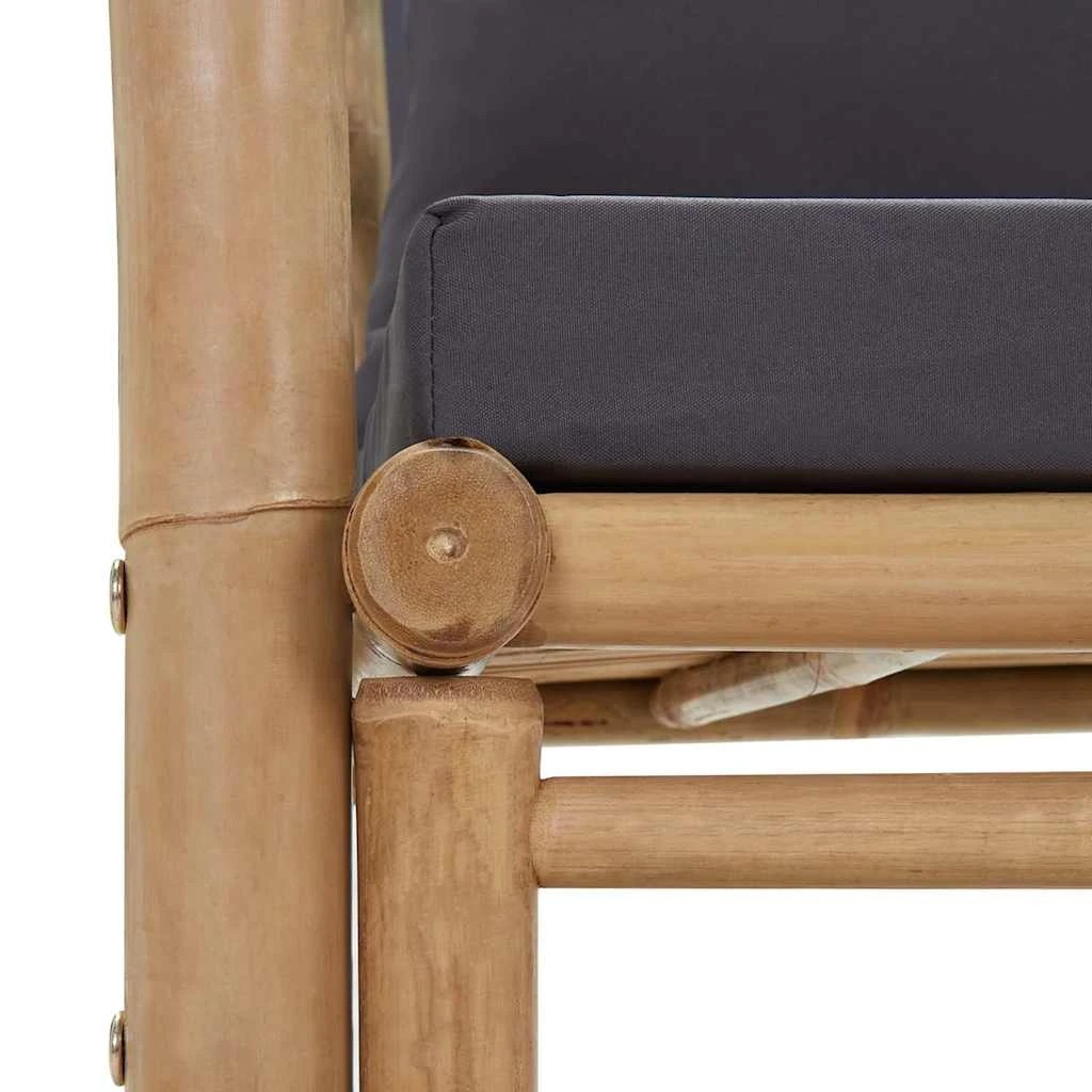 6 vidaXL Garden bench Detachable - Grey, 6 of 8