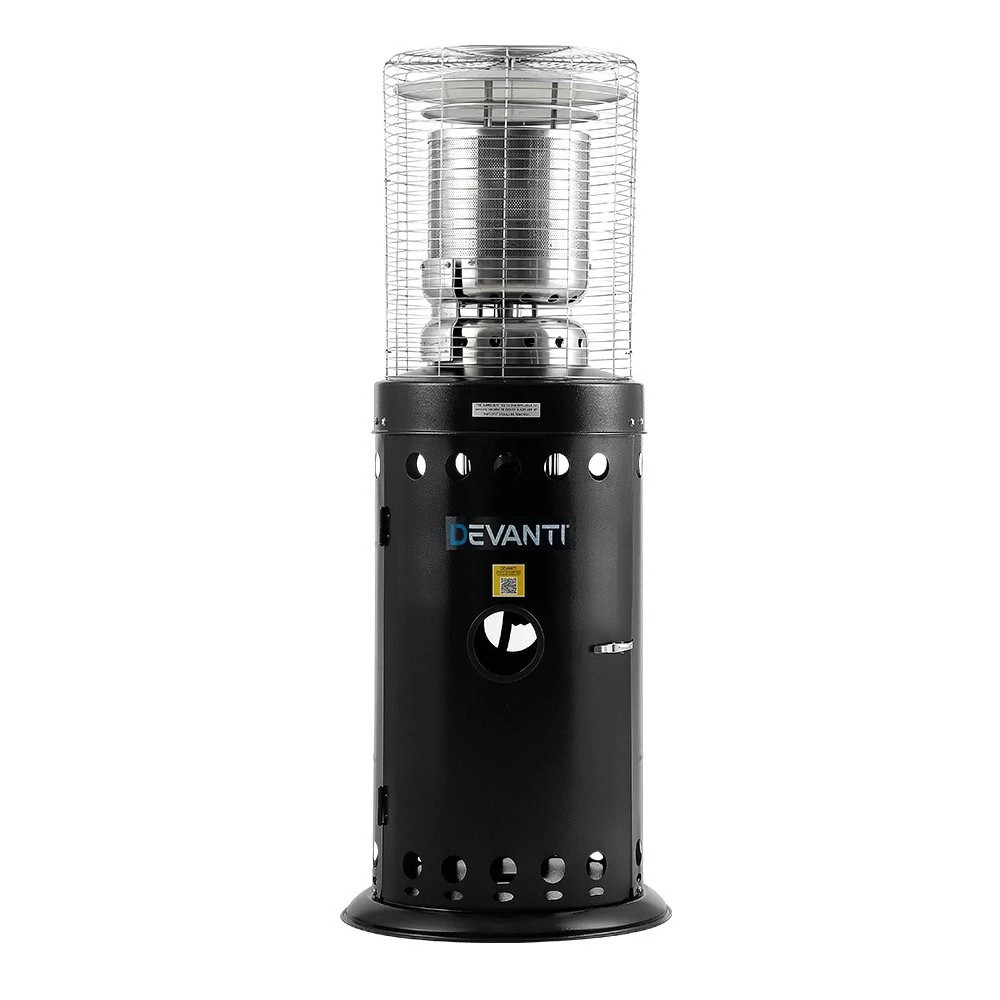 1 Devanti Outdoor Gas Patio Heater - Black, 1 of 8