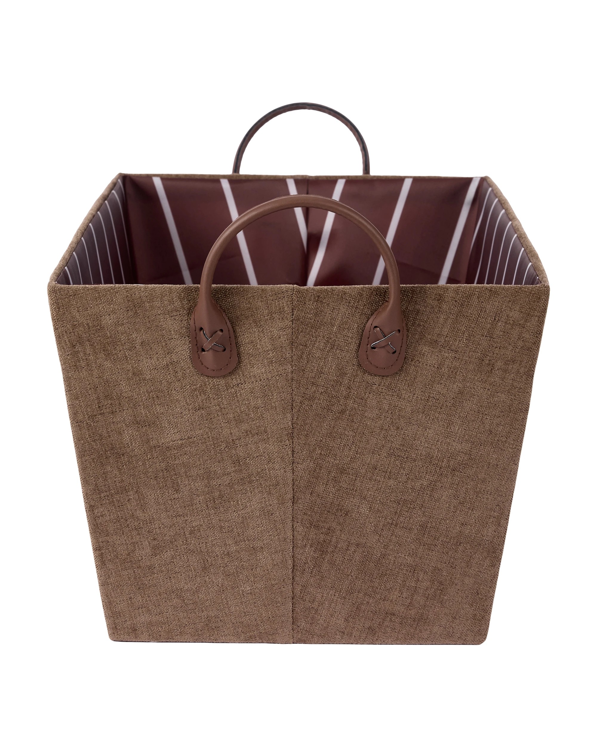 2 Tapered Chenille Basket - Chocolate, 2 of 5