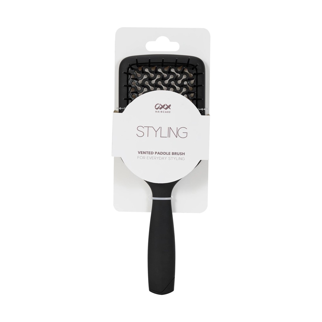 6 OXX Haircare Styling Vented Paddle Brush - Black, 6 of 6