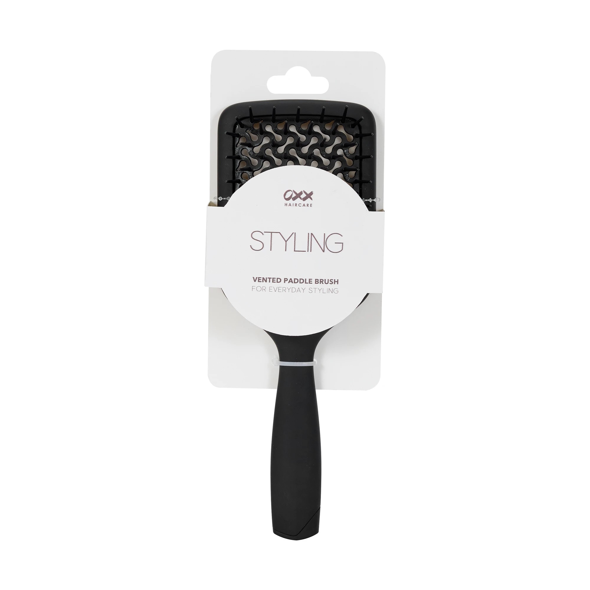 6 OXX Haircare Styling Vented Paddle Brush - Black, 6 of 6