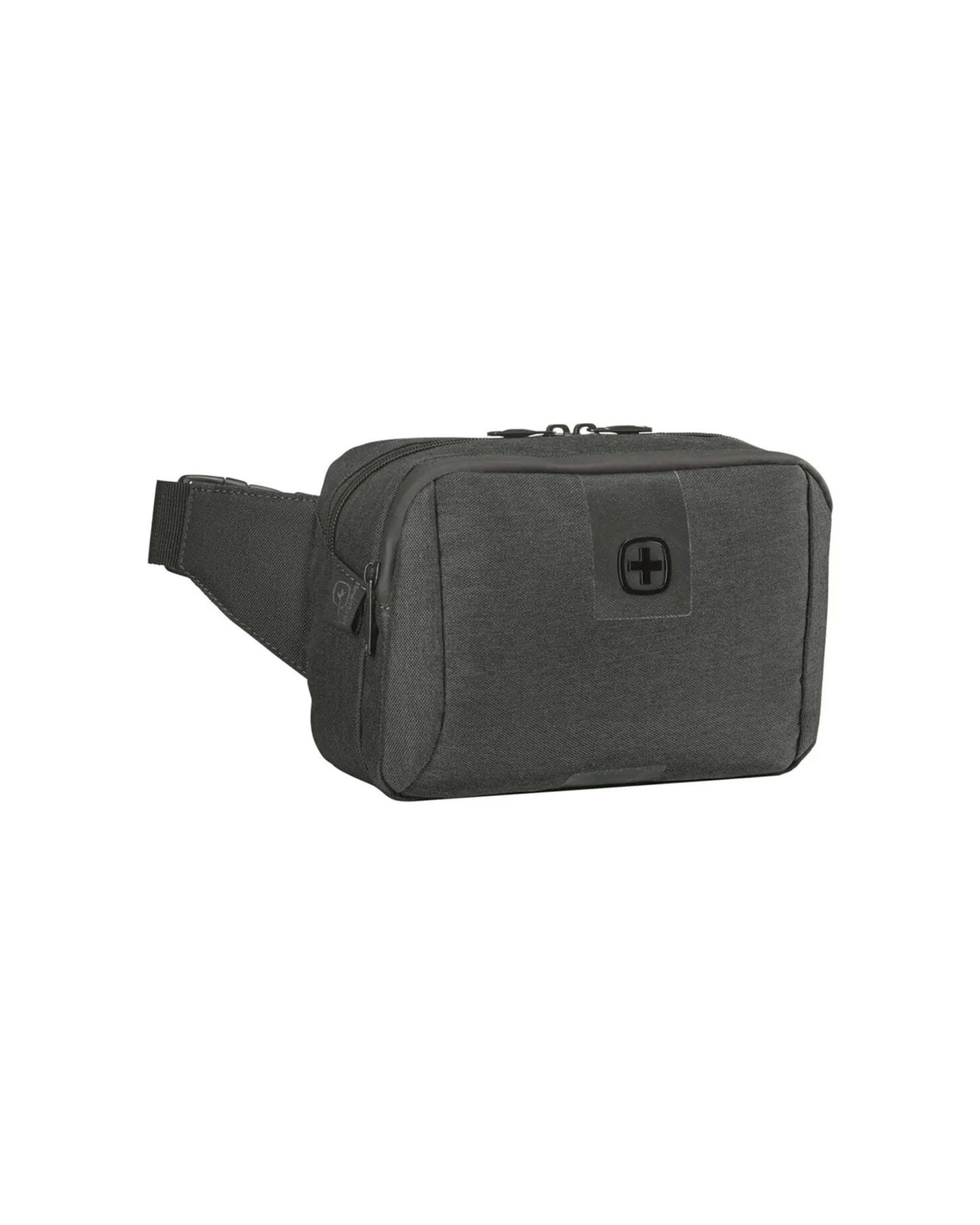 1 Wenger MX ECO Waistpack Recycled Fabric Antibacterial Lining - Grey, 1 of 4