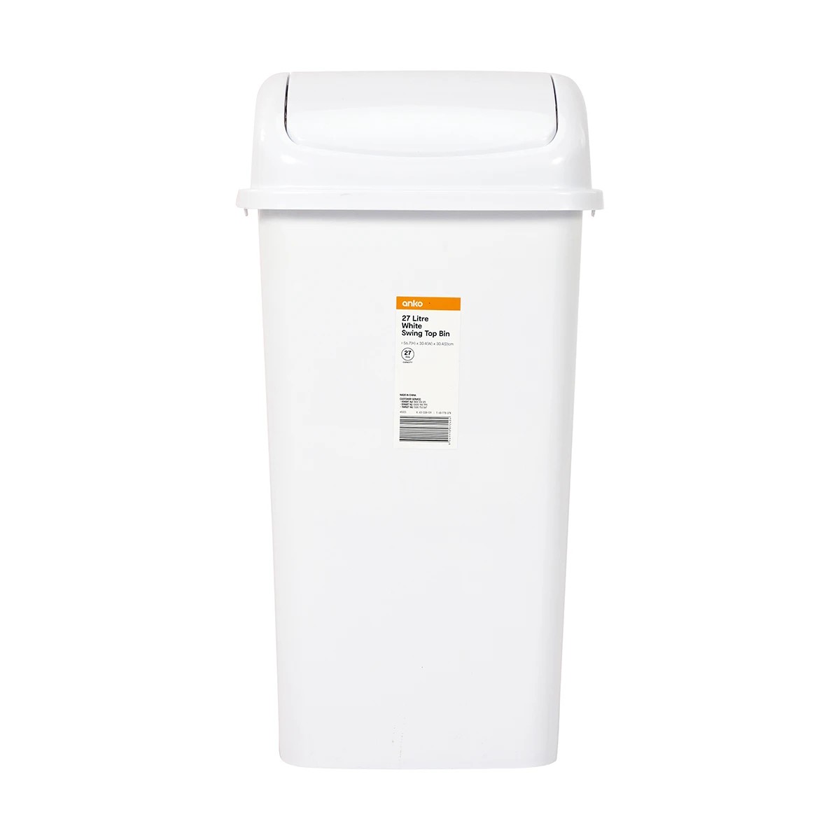 7 27L Swing Top Bin - White, 7 of 7
