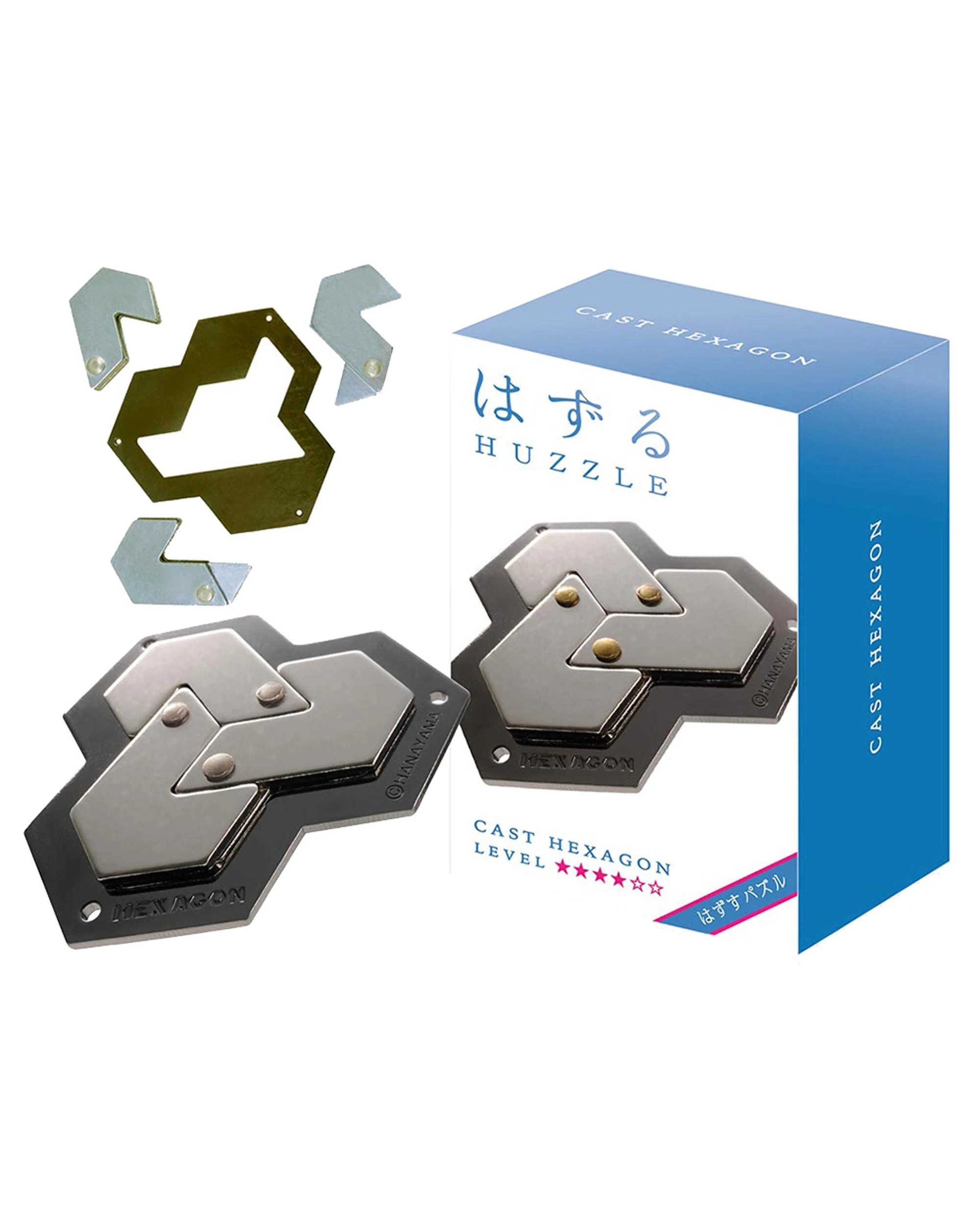 1 Hanayama Level 4 Cast Hexagon Puzzle, 1 of 1