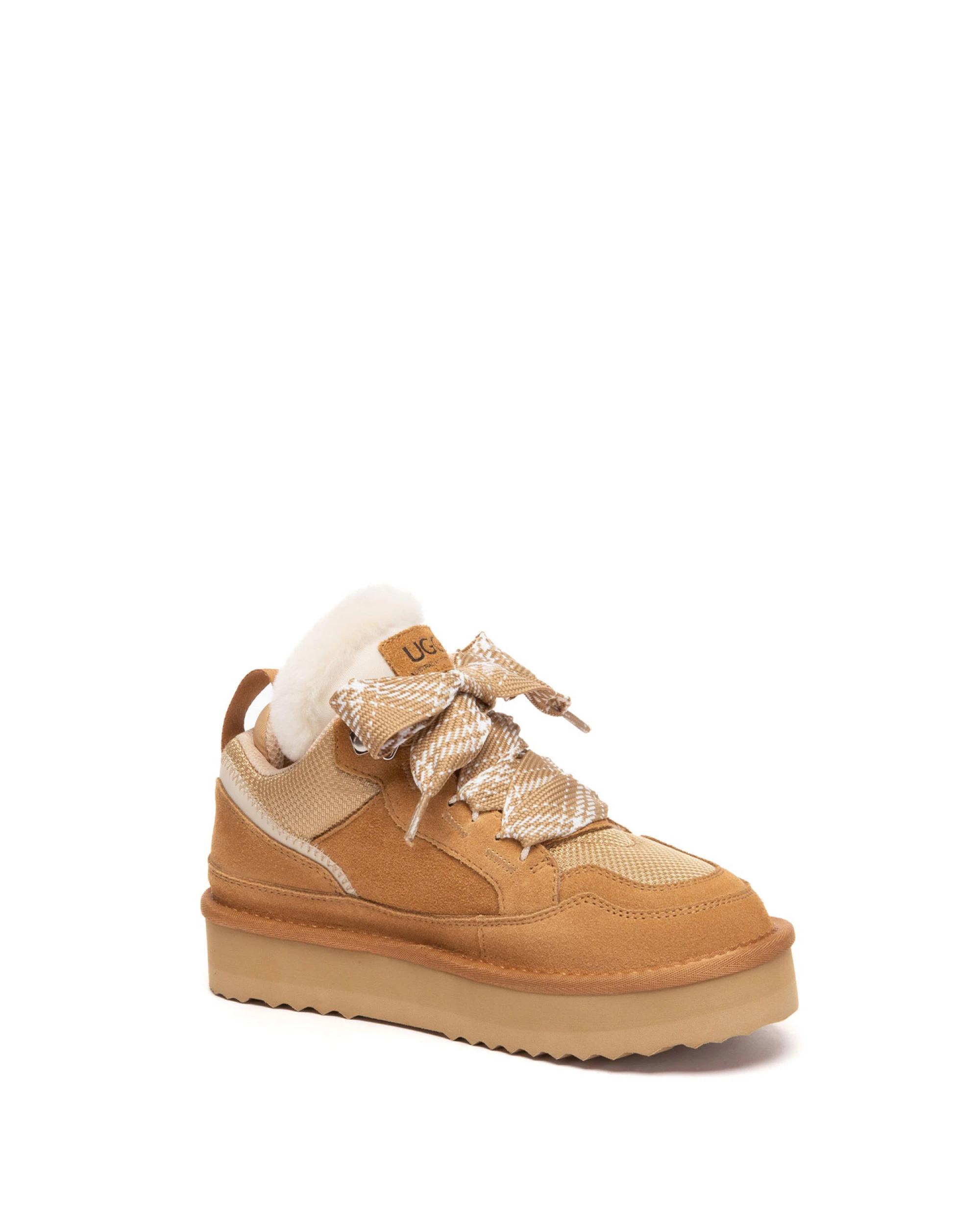 2 Australian Shepherd UGG Kids Parkyr Sneakers CHESTNUT, 2 of 5