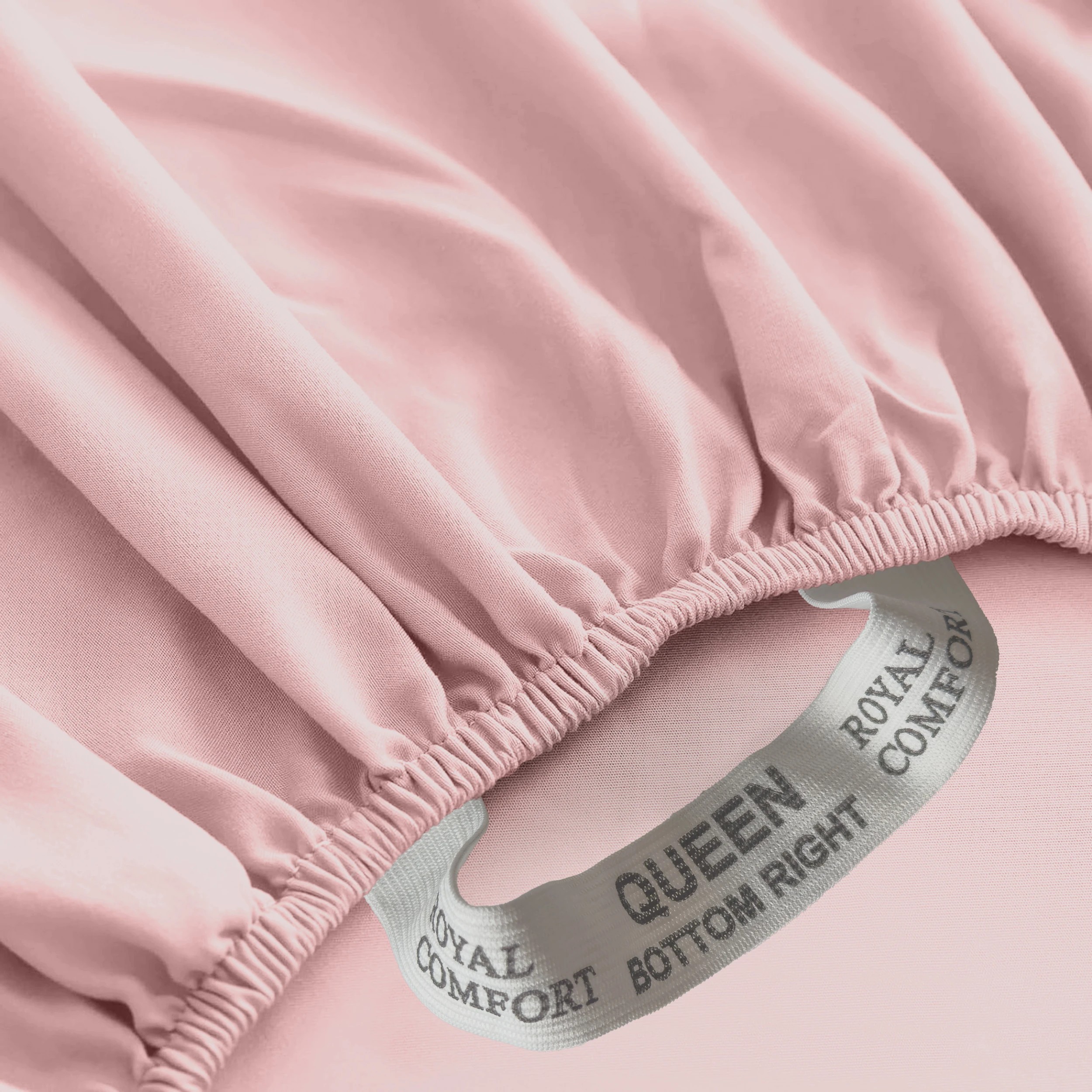 2 Royal Comfort Opulence Washed Microfibre Sheet Set - King Bed - Pink, 2 of 5