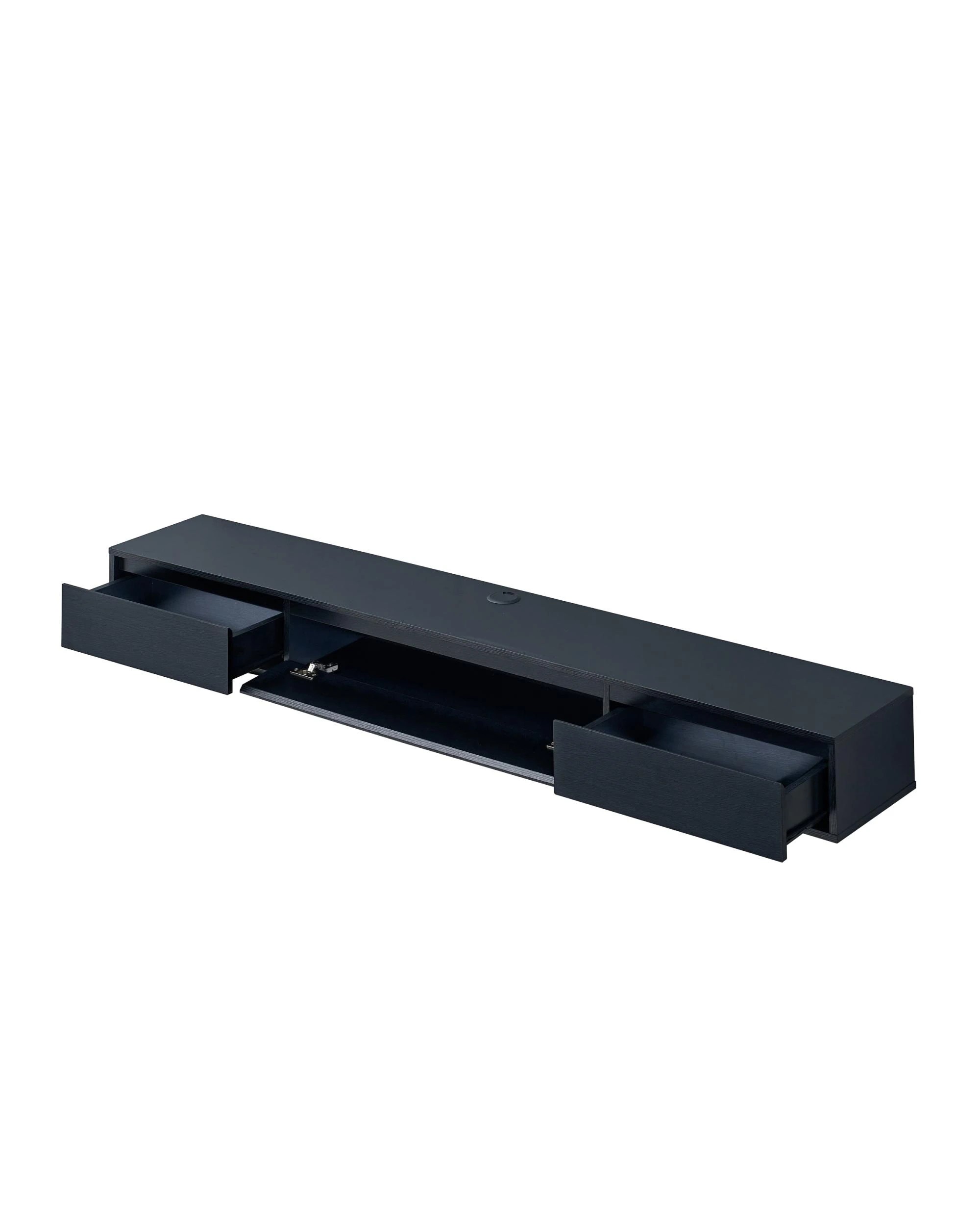 Kodu Wall Mount Entertainment Unit Floating TV Stand 180cm - Black - Kmart