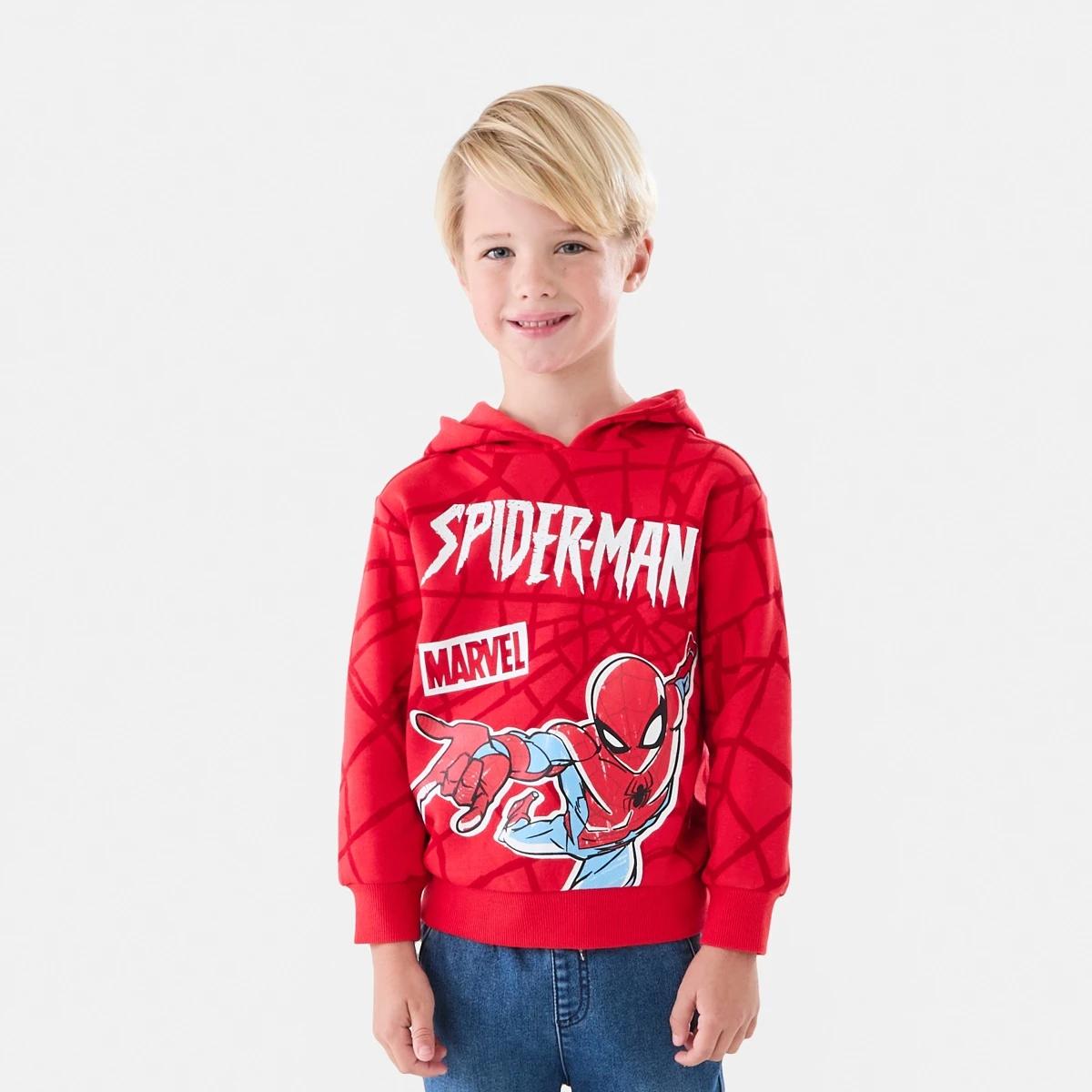 1 Spider-Man License Print Hoodie Spiderman, 1 of 8
