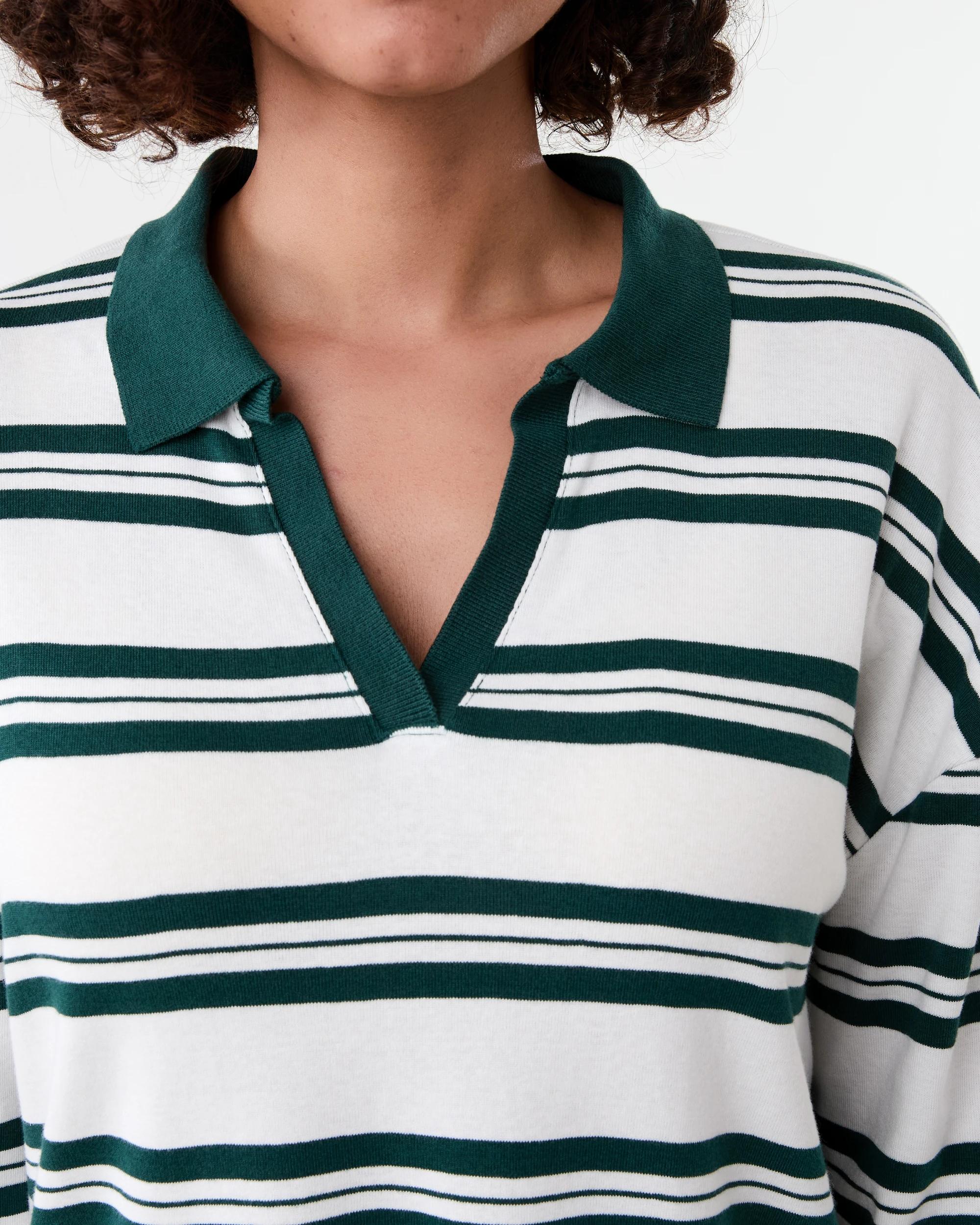 6 Long Sleeve Rugby Top Var Strp, 6 of 6