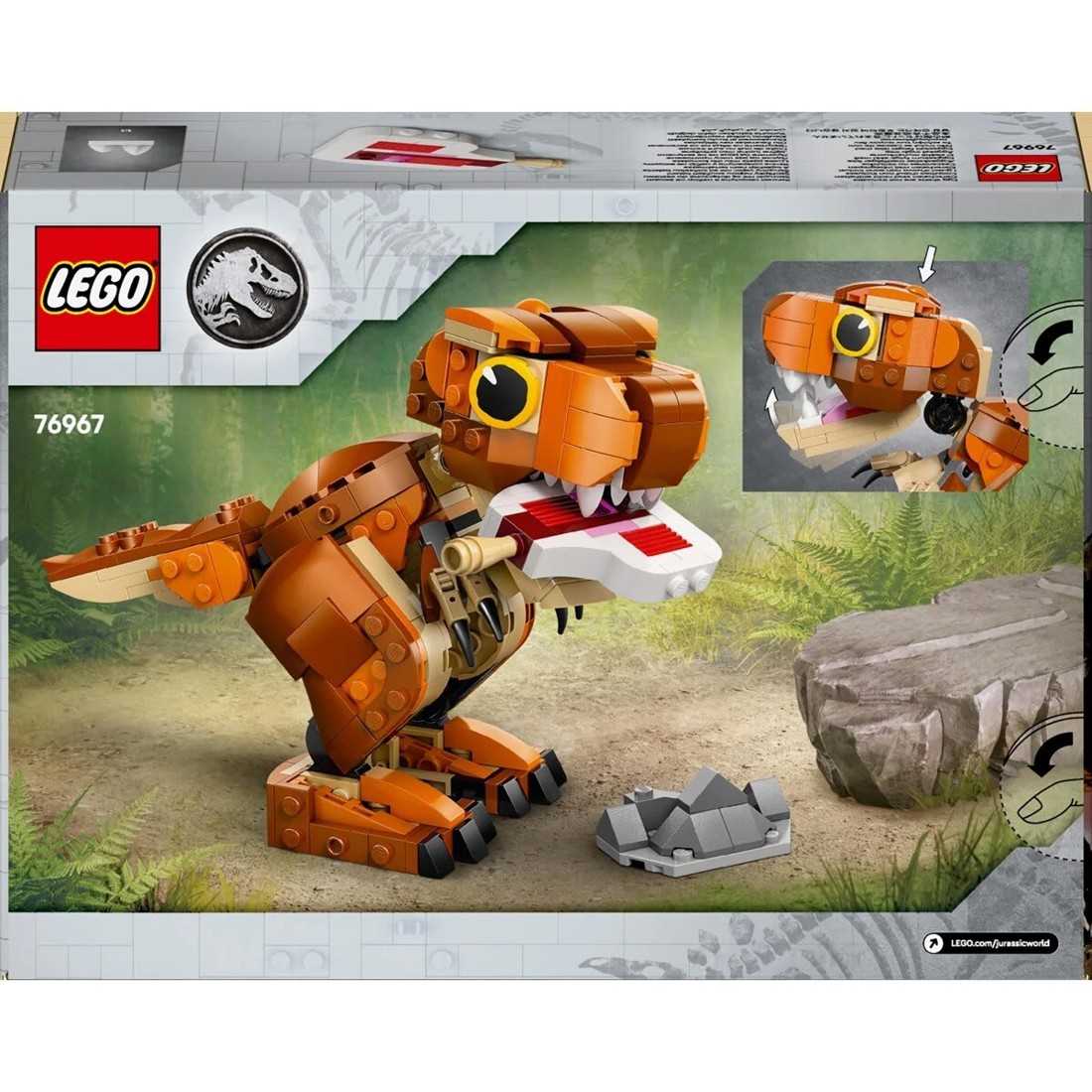 9 LEGO Jurassic World Little Eatie: T. rex 76967, 9 of 9