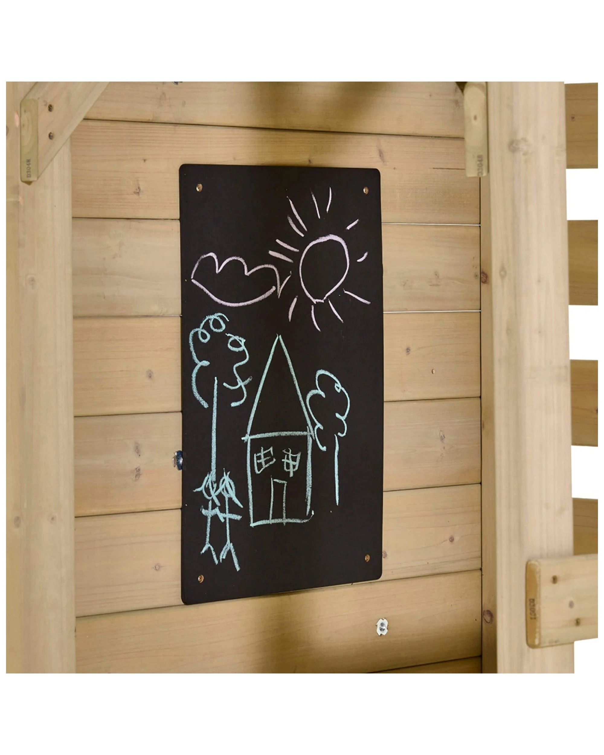 7 Plum Play Au Lookout Tower Playcentre With Swings Wooden Climbing Frame - Green, 7 of 9