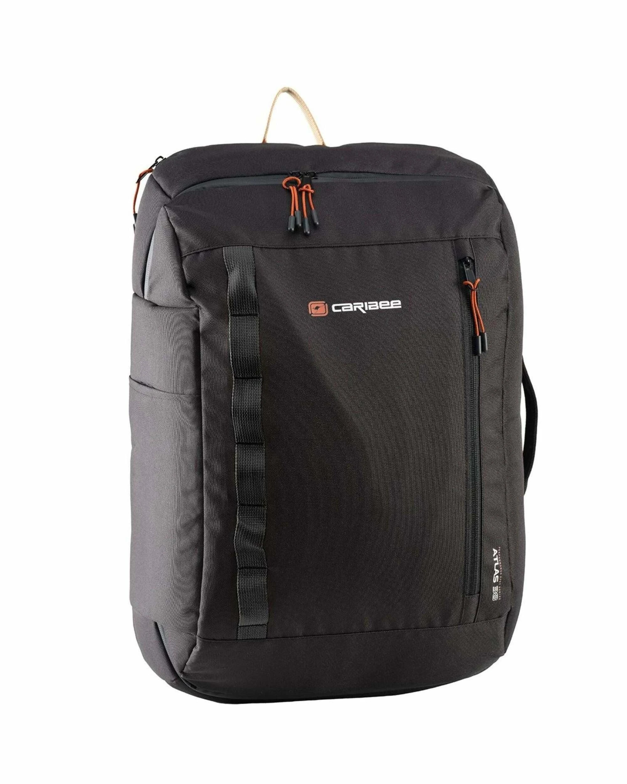 1 Caribee Atlas RPET Carry-On Backpack - 38L - Black, 1 of 5