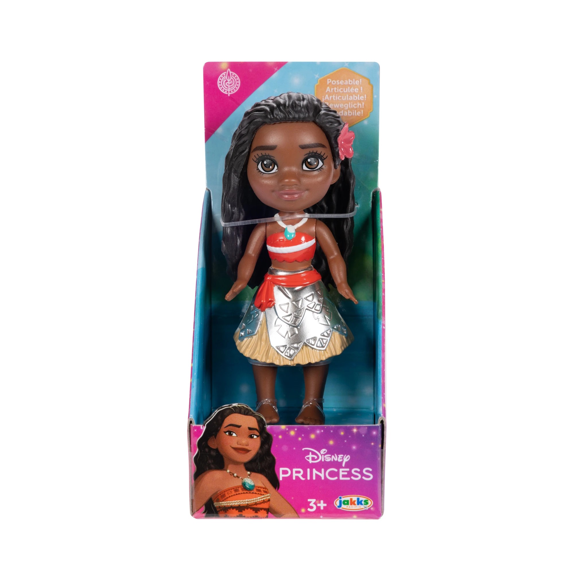 4 8cm Disney Princess Mini Doll - Assorted, 4 of 9