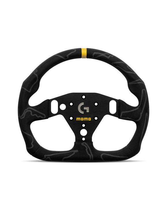MOMO X Logitech G Sim GT-Pro 320 Tracks 320mm Steering Wheel - Black