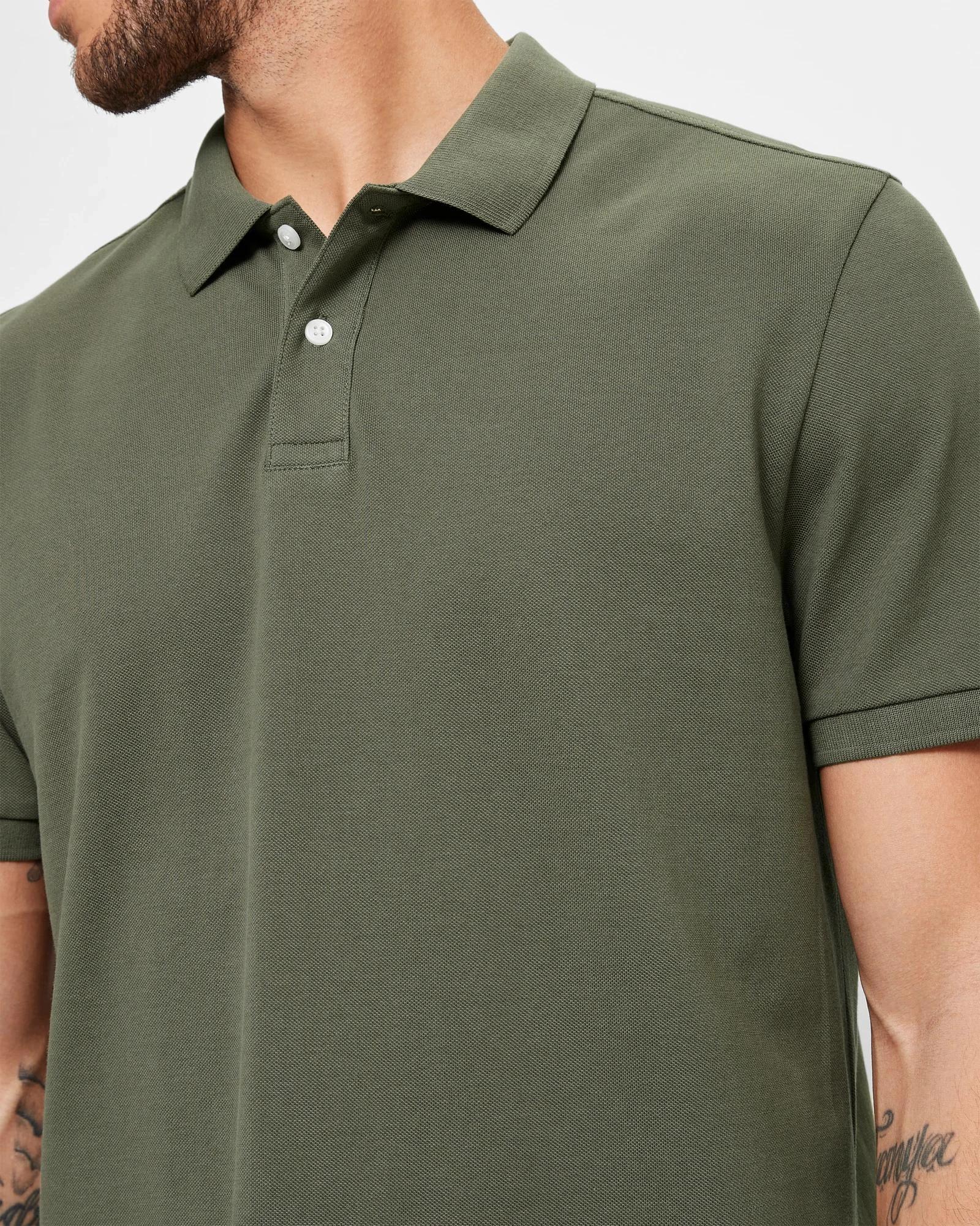 5 Target Australian Cotton Pique Polo Shirt KHAKI, 5 of 6