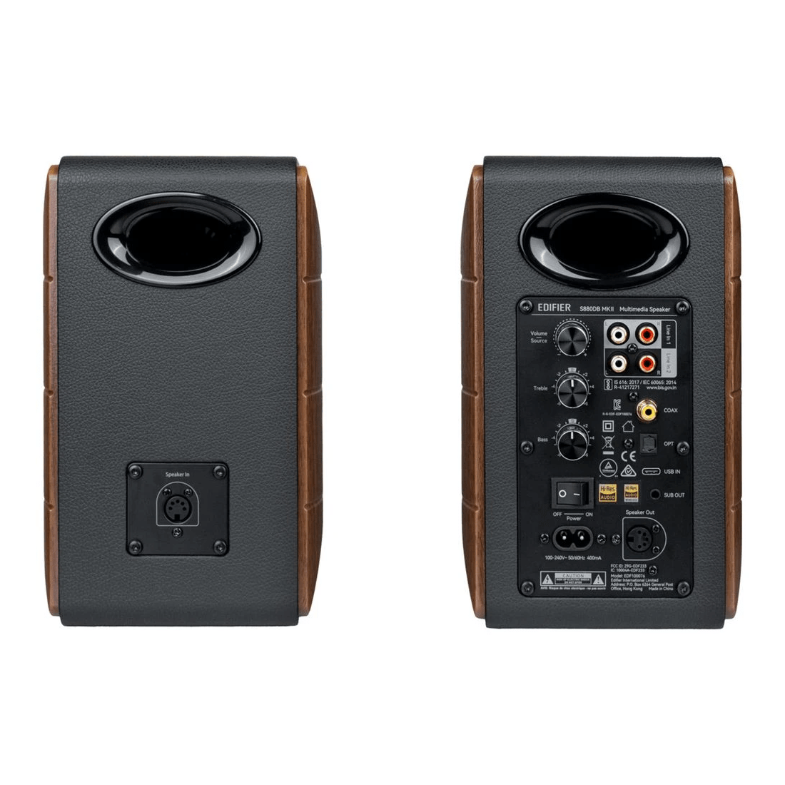 3 Edifier S880DB HiFi Speakers Walnut, 3 of 3