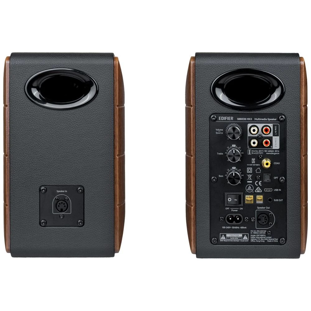 3 Edifier S880DB HiFi Speakers Walnut, 3 of 3